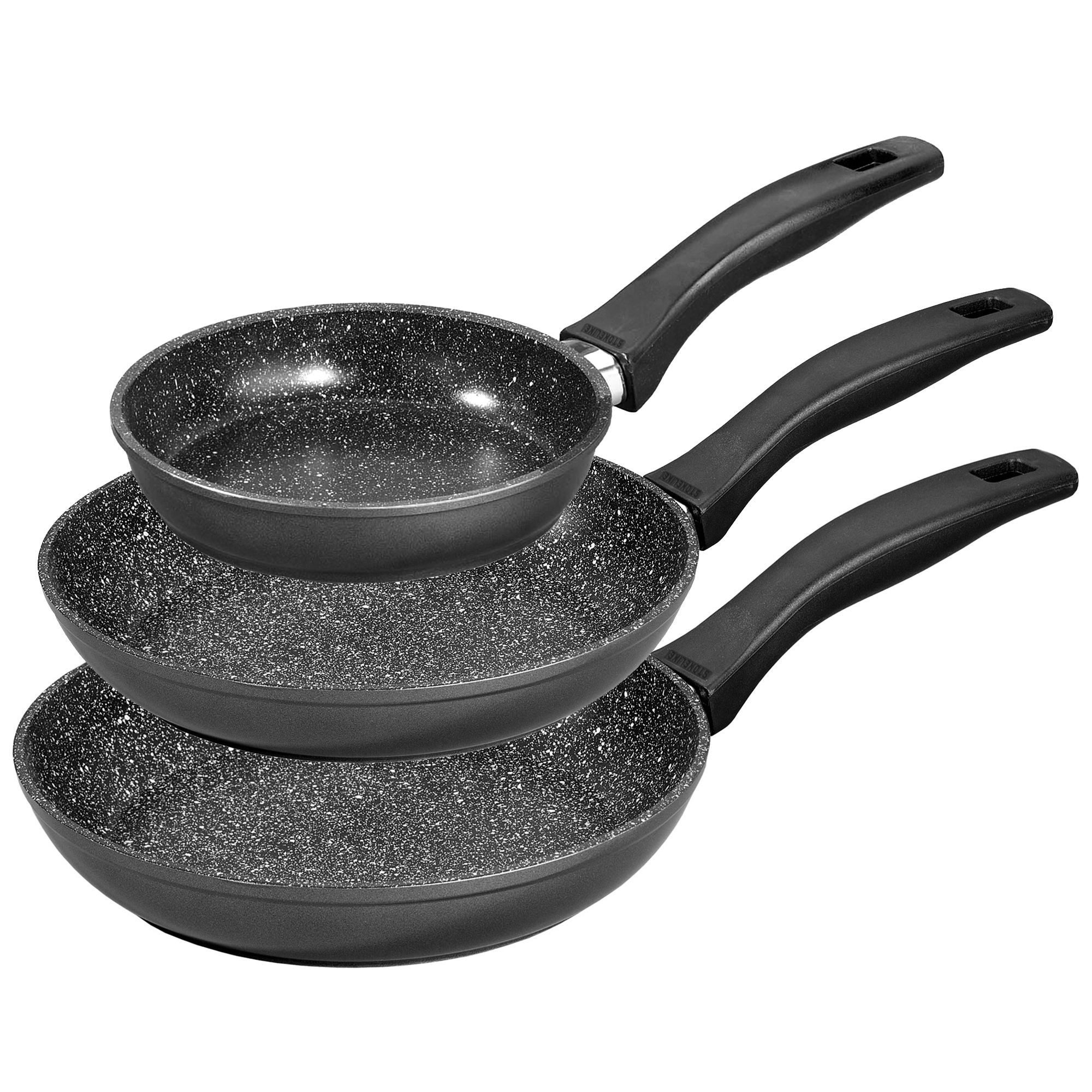 STONELINE Pfannen-Set, Aluminium (Pfannen-Set, 3-tlg., Pfannen-Set,