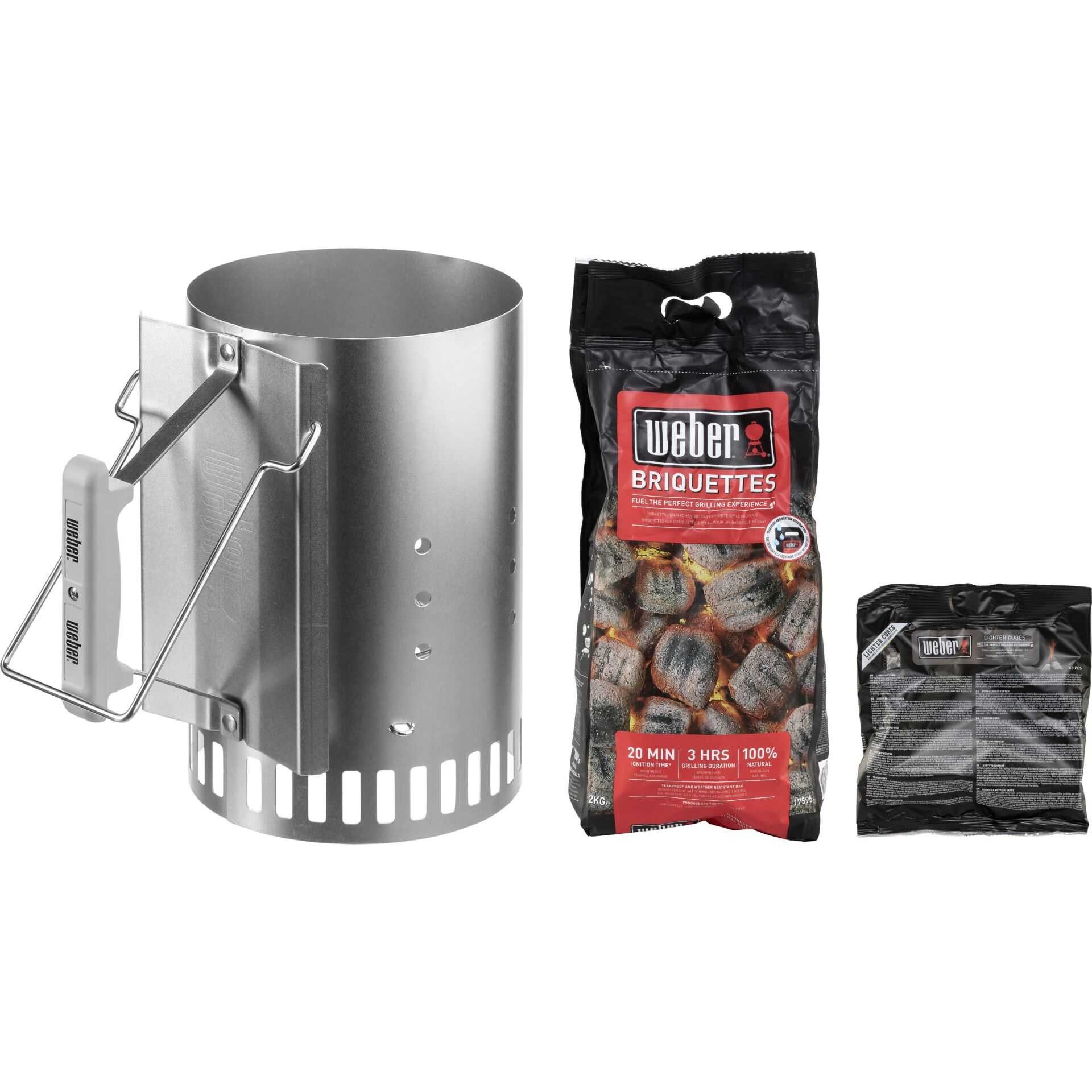 Weber Holzkohlegrill Weber, Anzünd-Set, Weber Grill