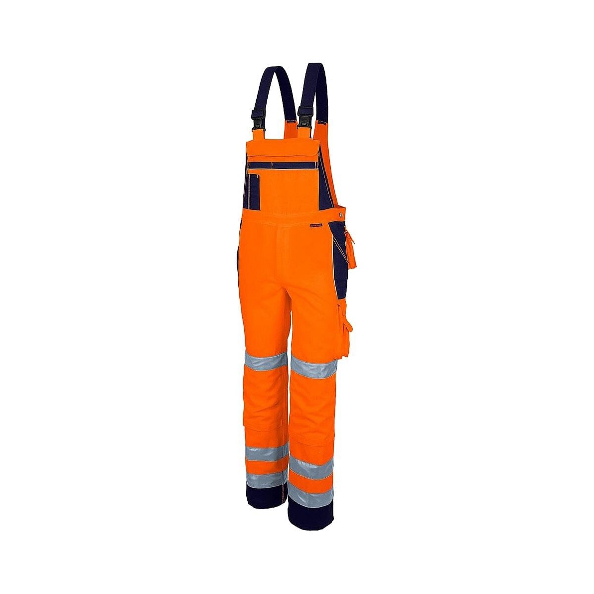Qualitex Workwear Arbeitslatzhose PRO-Warnschutz in Signalfarben