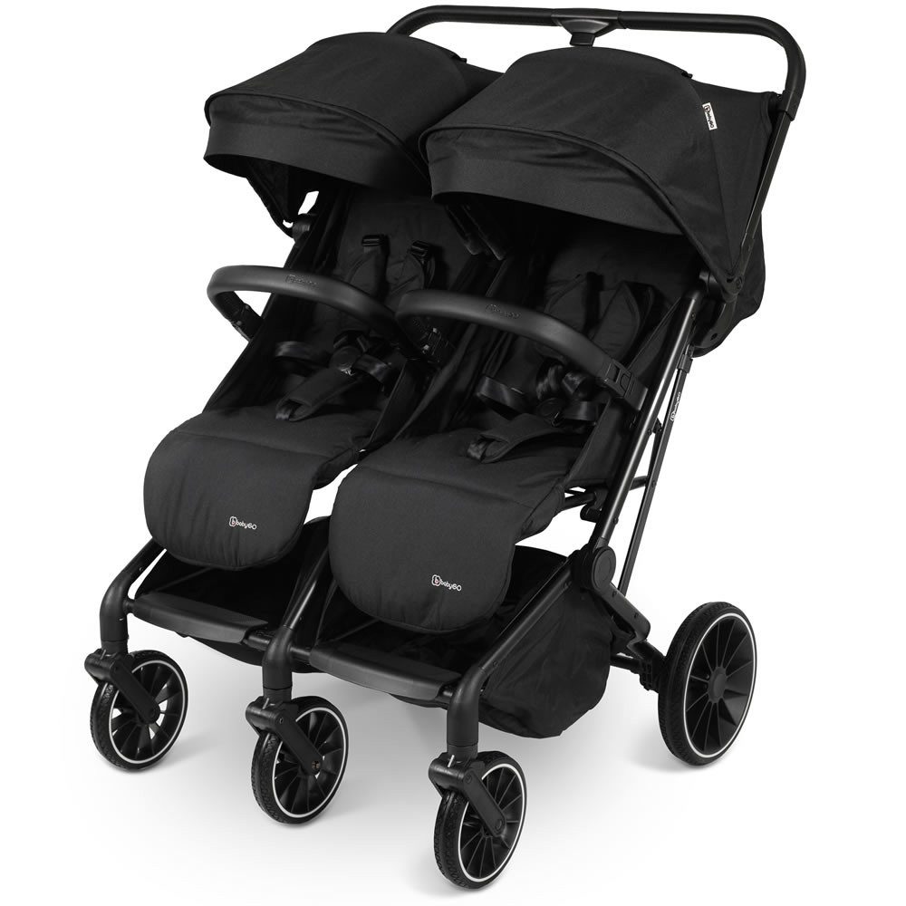 BabyGo Zwillingsbuggy Zwillingsbuggy Zwillingskinderwagen GOTwice, Schadstoffgeprüft