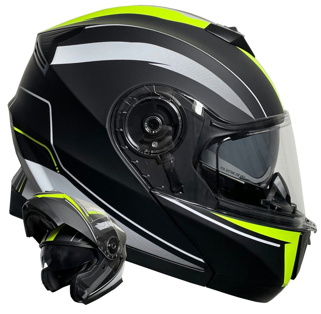 RALLOX Helmets Motorradhelm Klapphelm 160 Motorradhelm