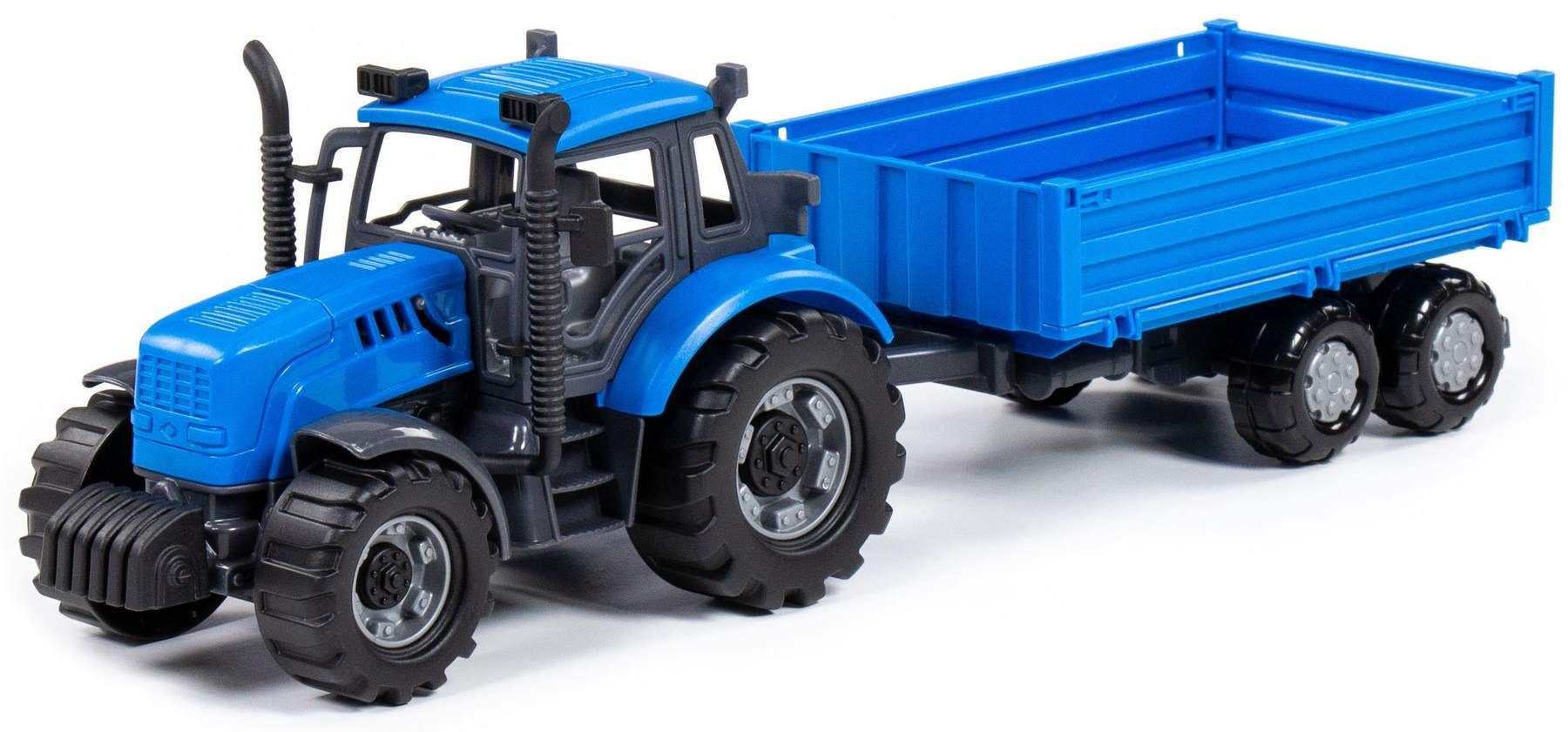 Polesie Spielzeug-Traktor Traktor Progress m. Kippanhänger