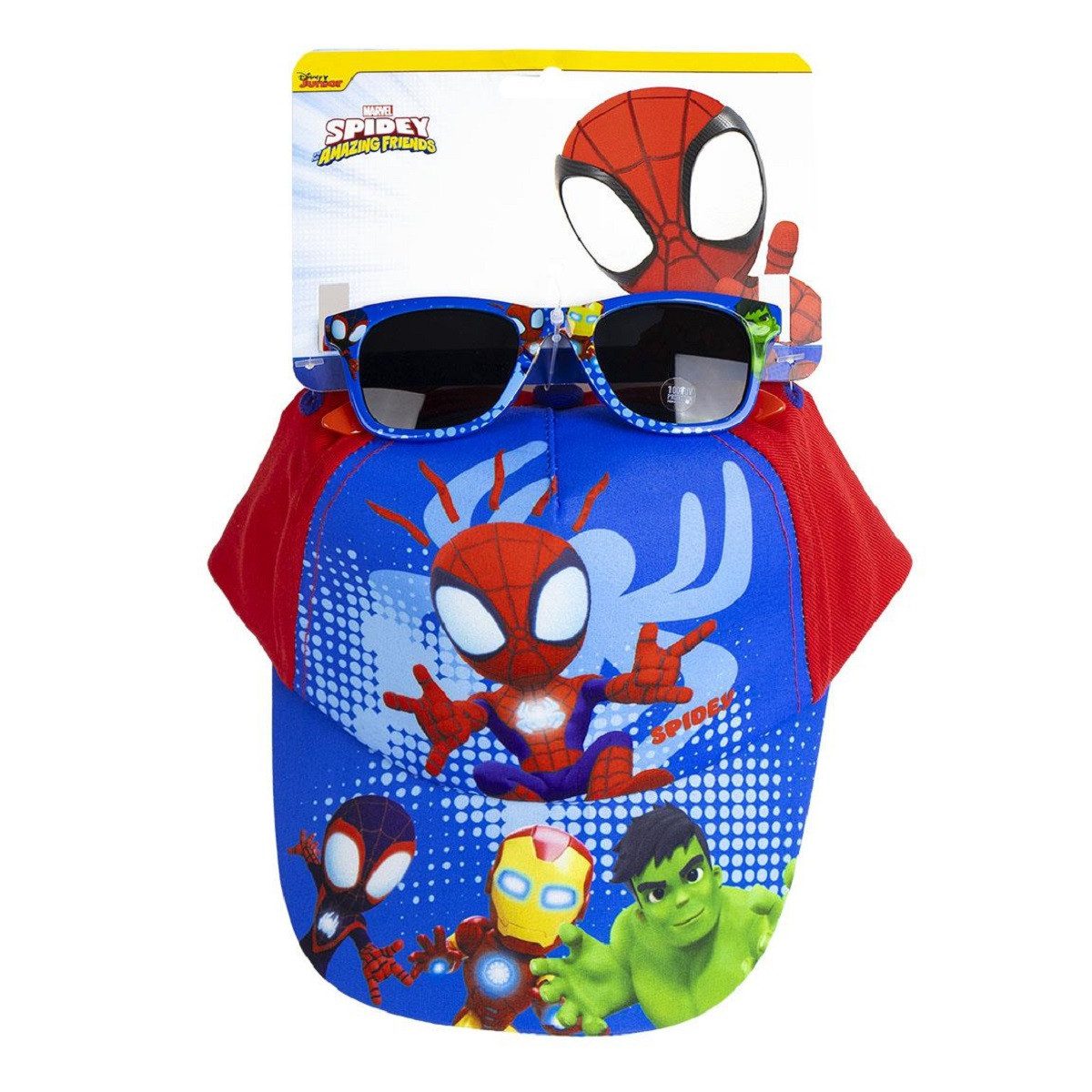 Spiderman Sonnenbrille Cap & Sonnenbrille –