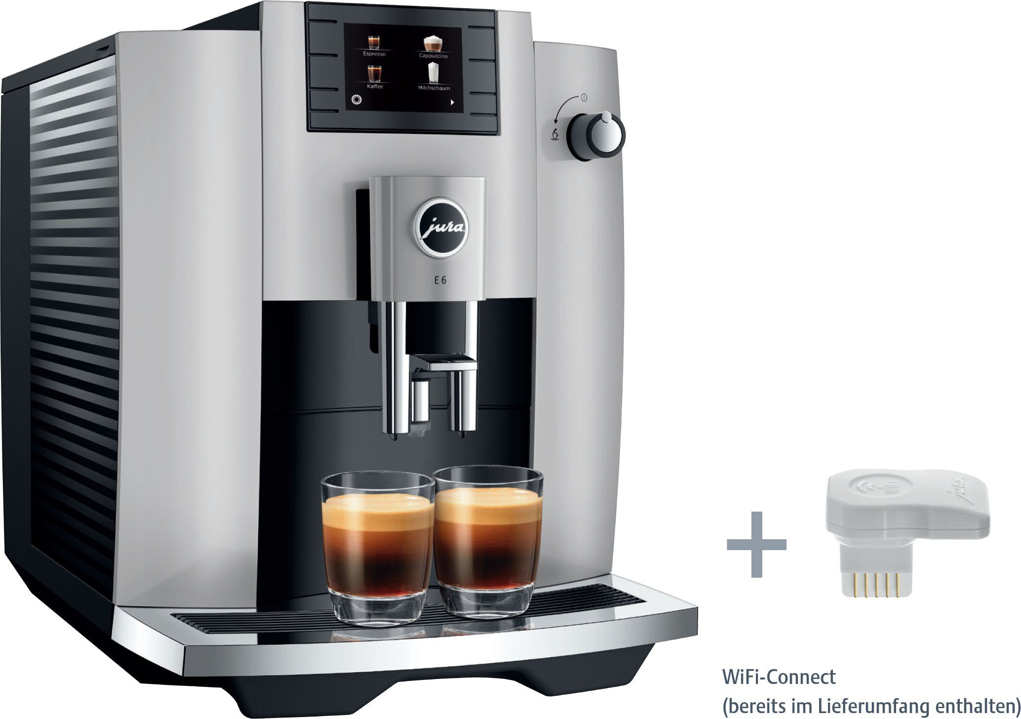 JURA Kaffeevollautomat 15676 E6 Platin (ECS),
