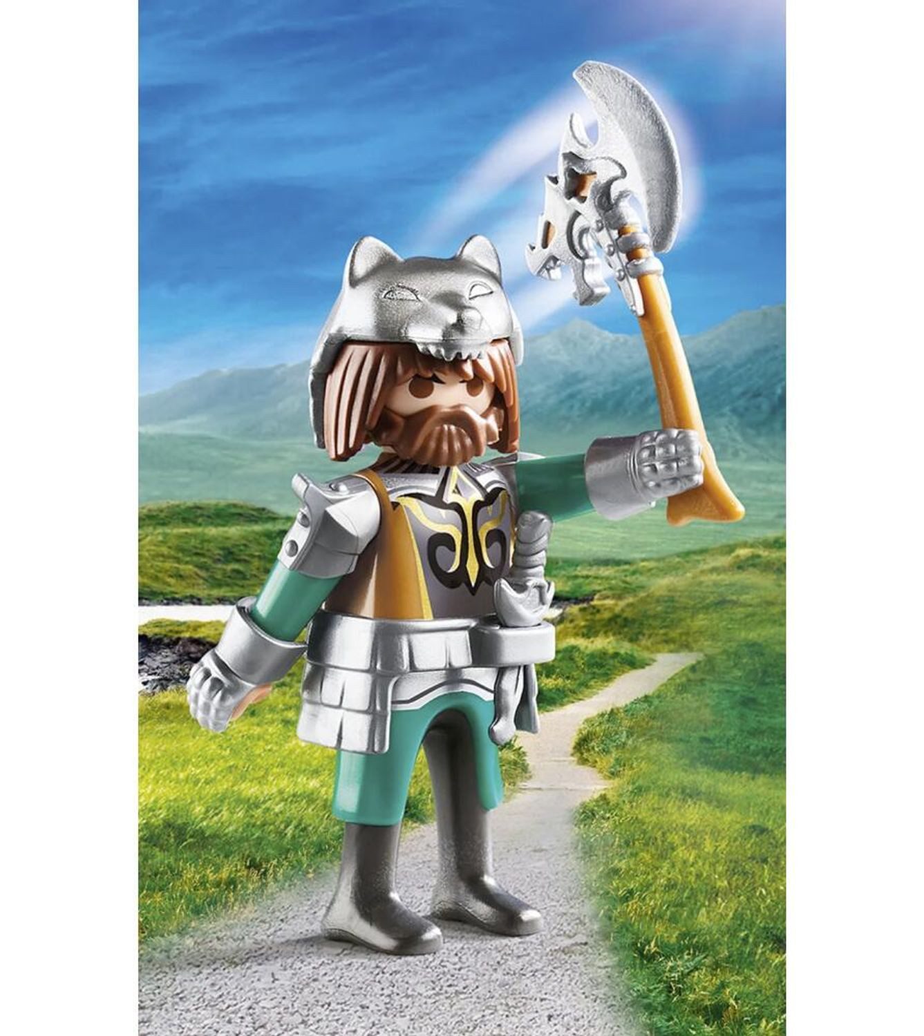 Playmobil® Spielfigur Playmobil Figur Wolfskrieger Friends