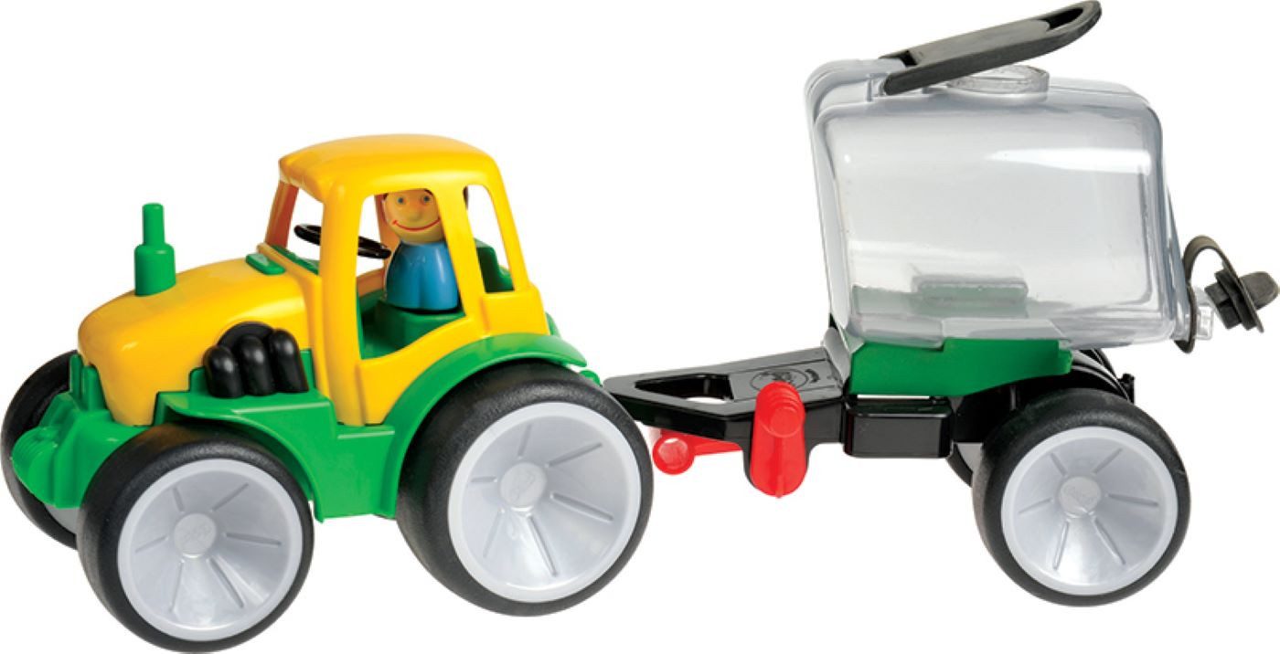 GOWI Spielzeug-Traktor Traktor, (2-tlg), mit Fassanhänger