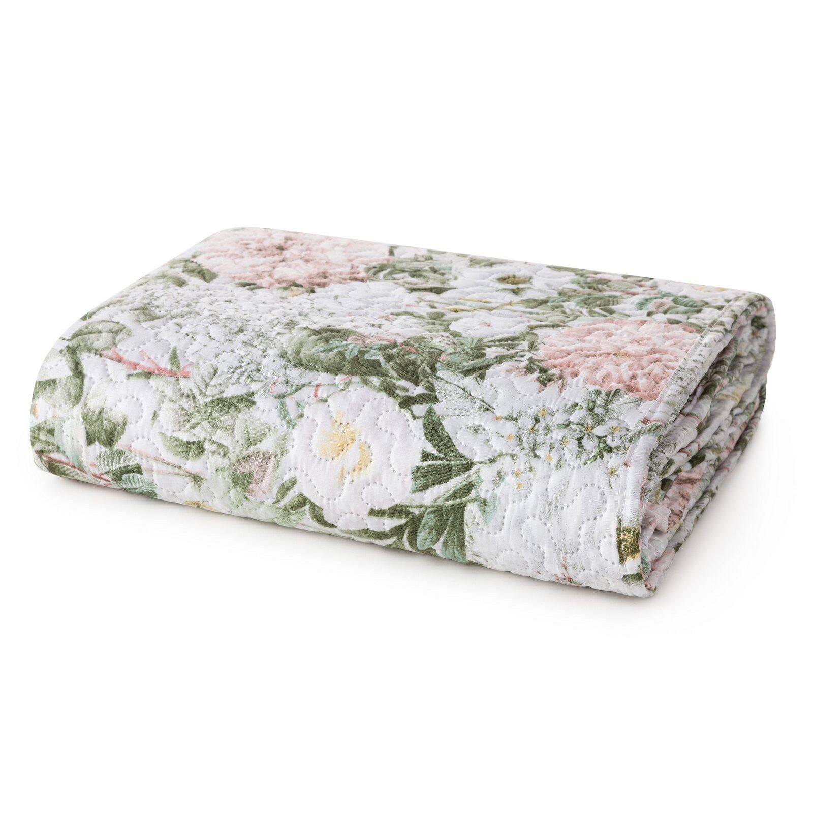 Eurofirany Tagesdecke Tagesdecke 200x220 cm Blumenmuster