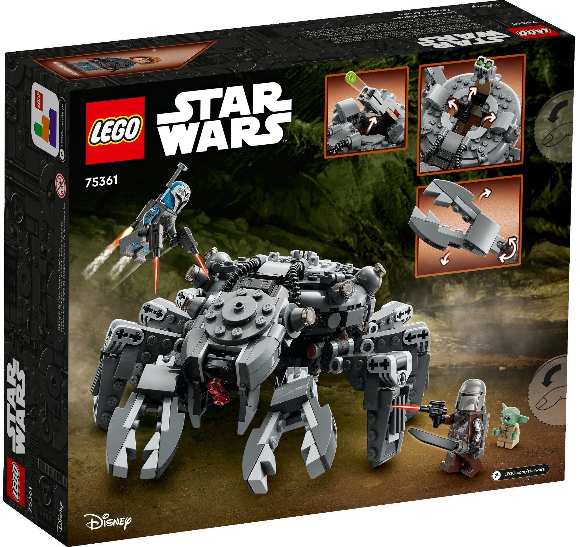 LEGO® Star Wars 75361 Spinnenpanzer Spielbausteine