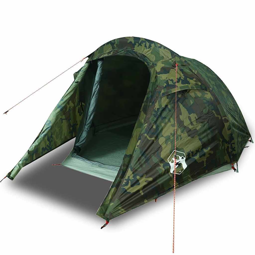 vidaXL Tunnelzelt Tunnelzelt 2 Personen Camouflage