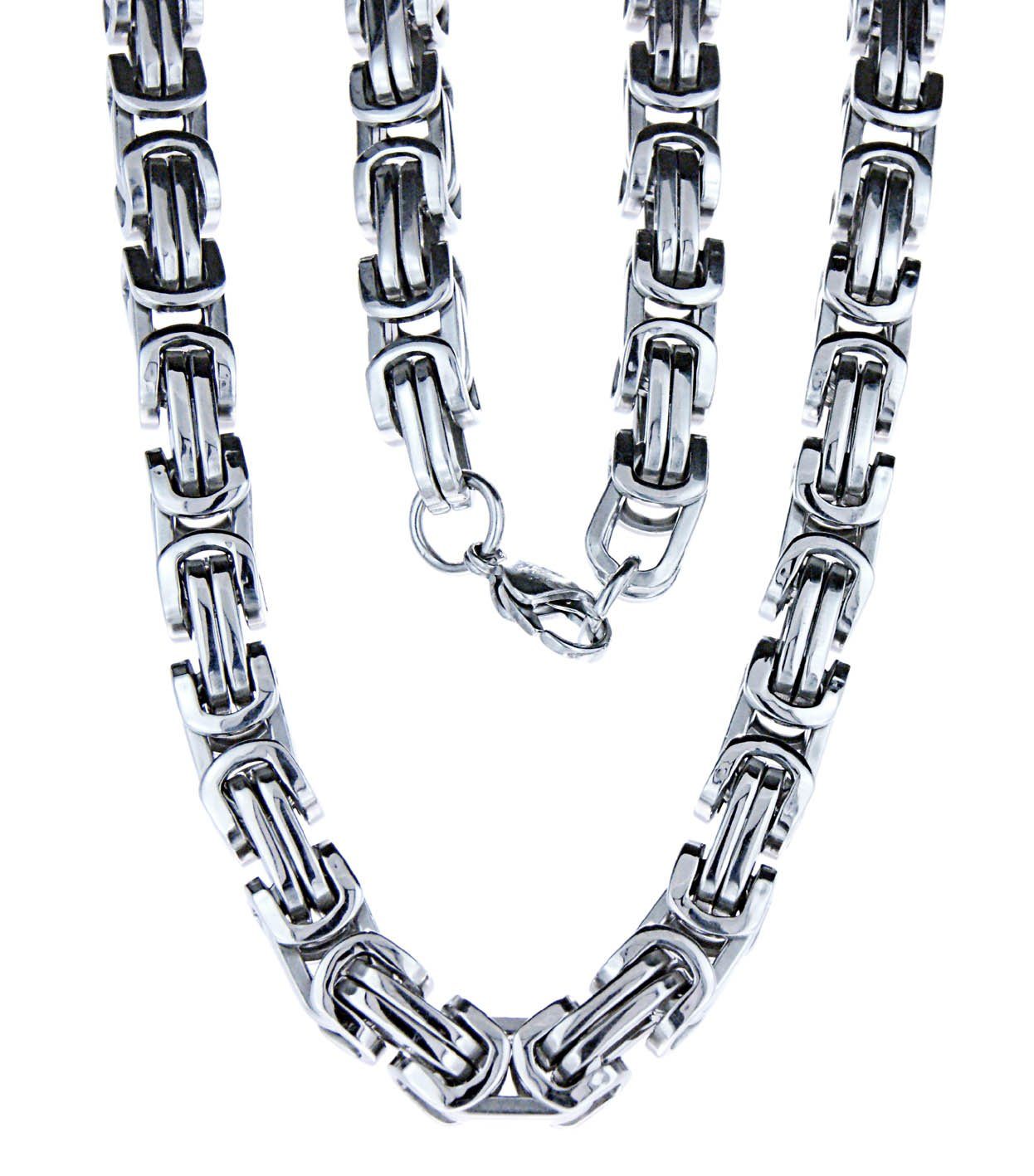 Kiss of Leather Königskette 8,4mm eckige