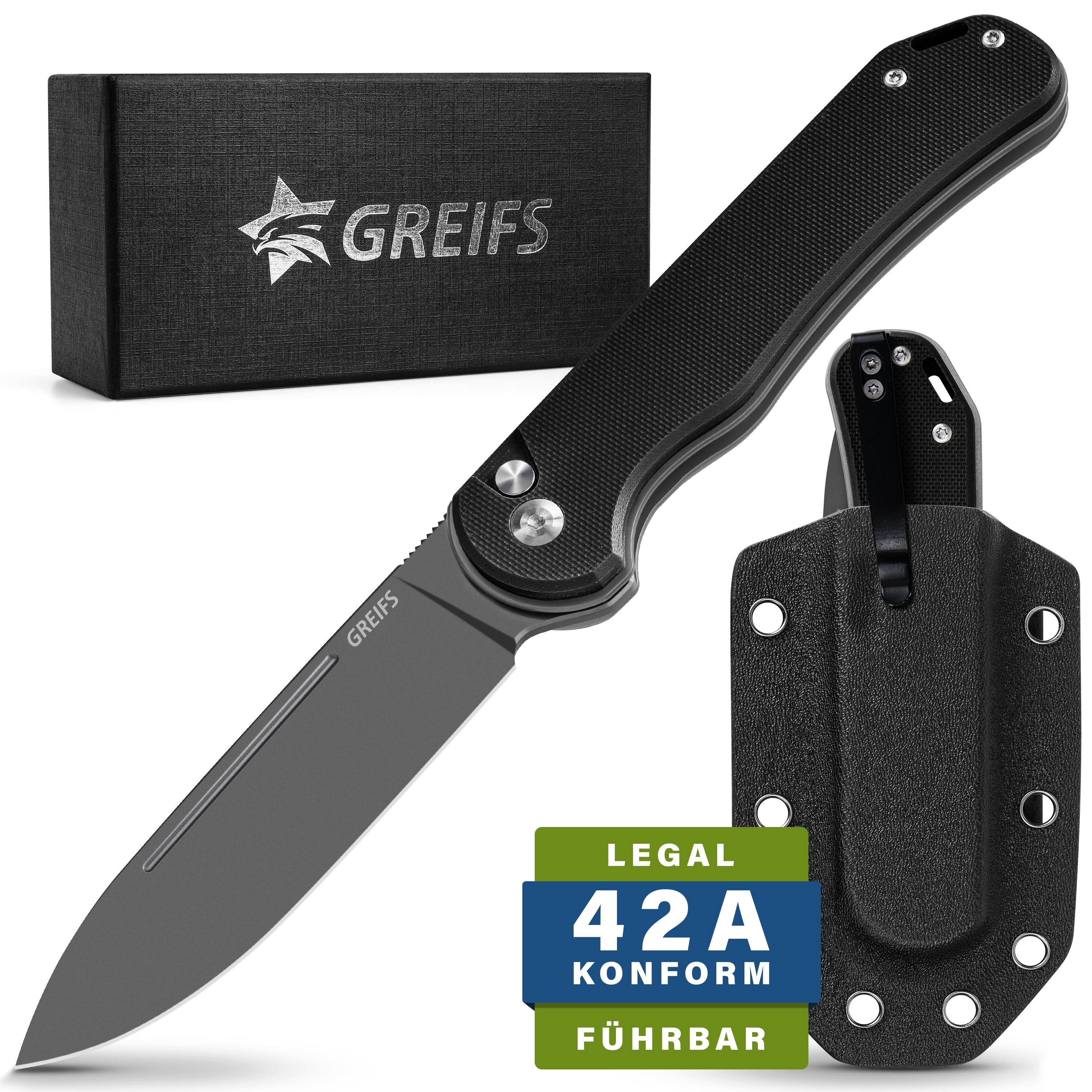 GREIFS Taschenmesser Paxos (Zweihandmesser) aus D2