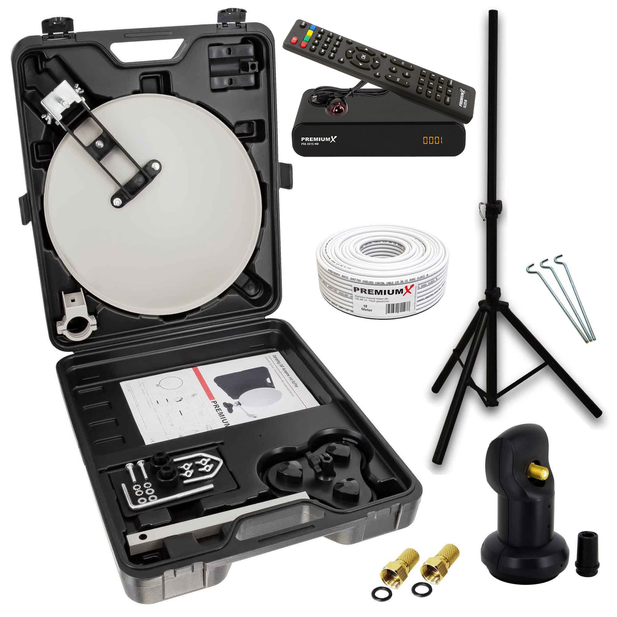 PremiumX Camping SAT Anlage TV Receiver
