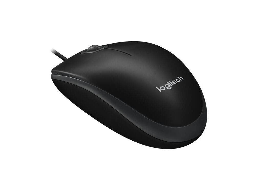 Logitech Logitech B100 schwarz ergonomische Maus