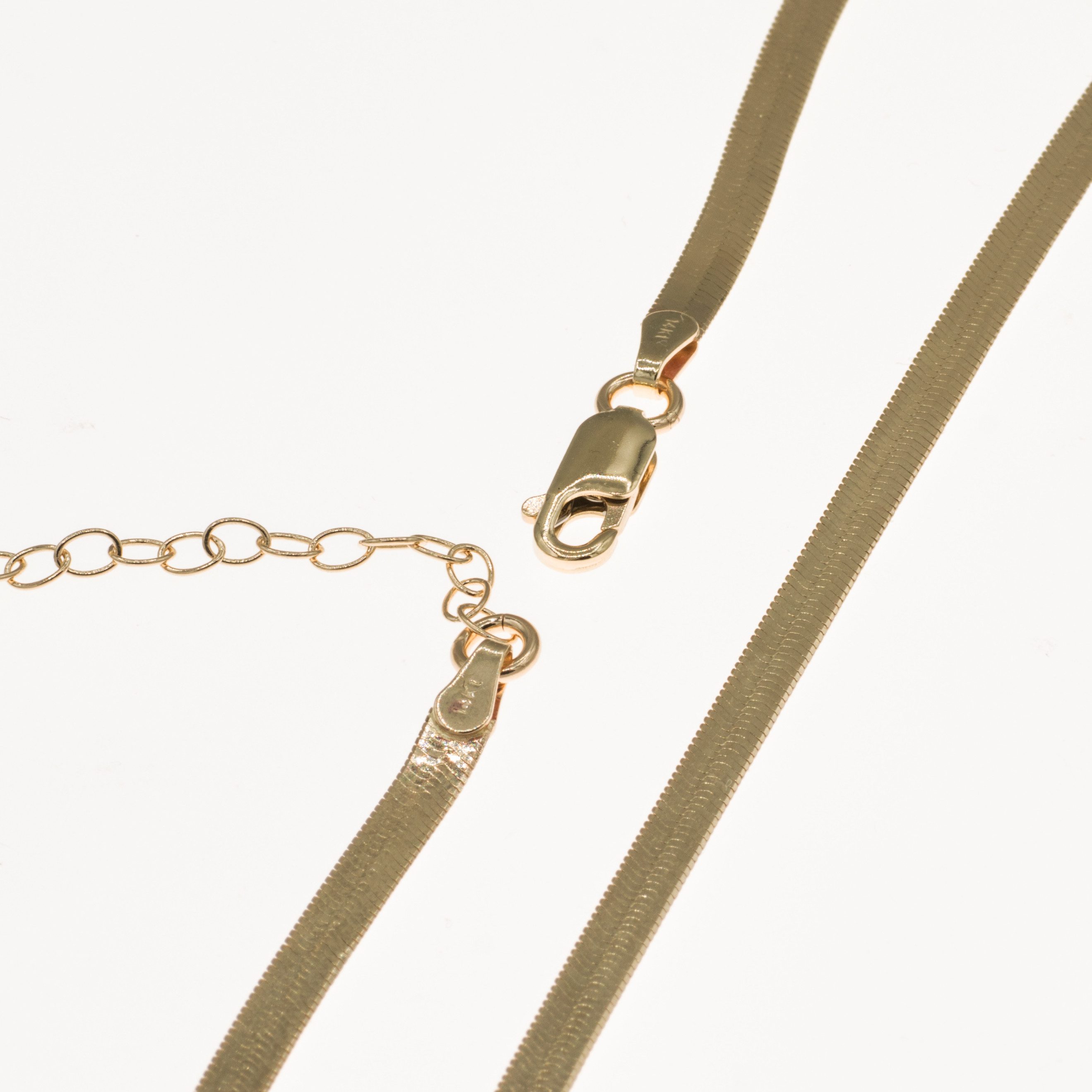 Bella Carina Goldkette Breite Schlangenkette 3,3