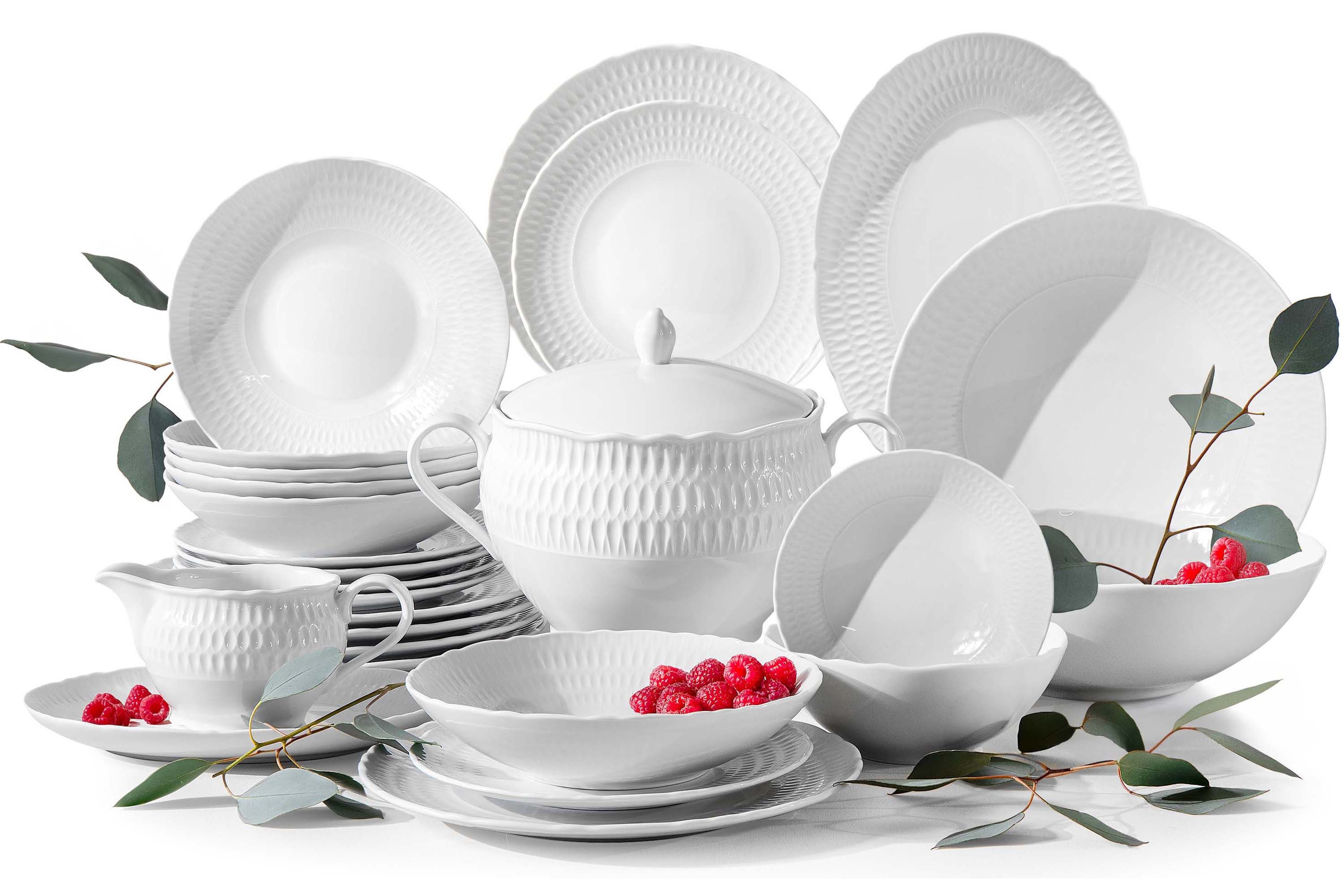 KONSIMO® Kombiservice CMIELOW SOFIA Geschirrset, Hochwertiges