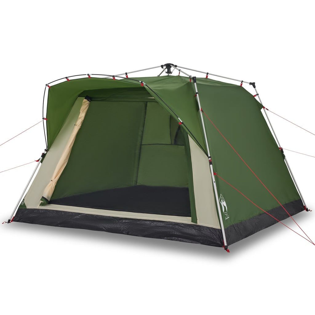 vidaXL Kuppelzelt Campingzelt 4 Personen Grün