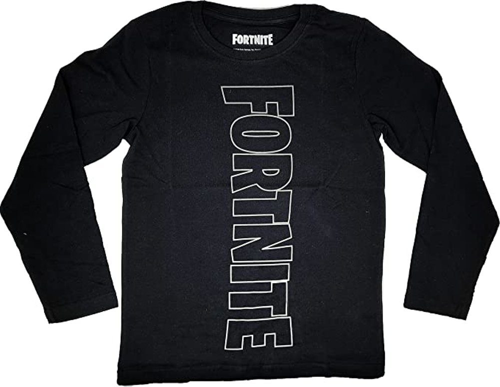 Fortnite T-Shirt FORTNITE T-Shirt SCHWARZ Langarm