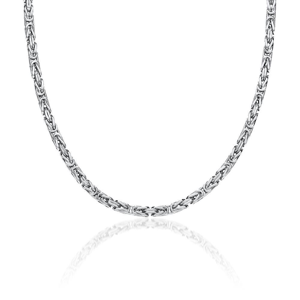 JEWLIX Königskette Sterlingsilber Königskette für Herren