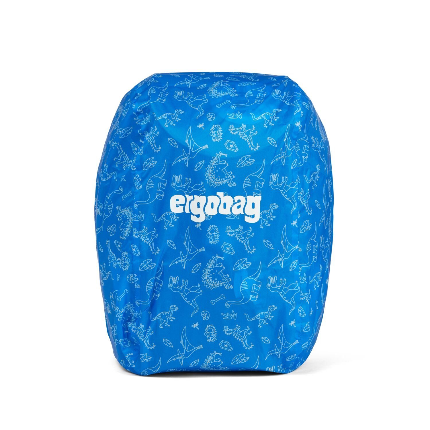 ergobag Schulranzen Regencape MINI, Dinos Blau
