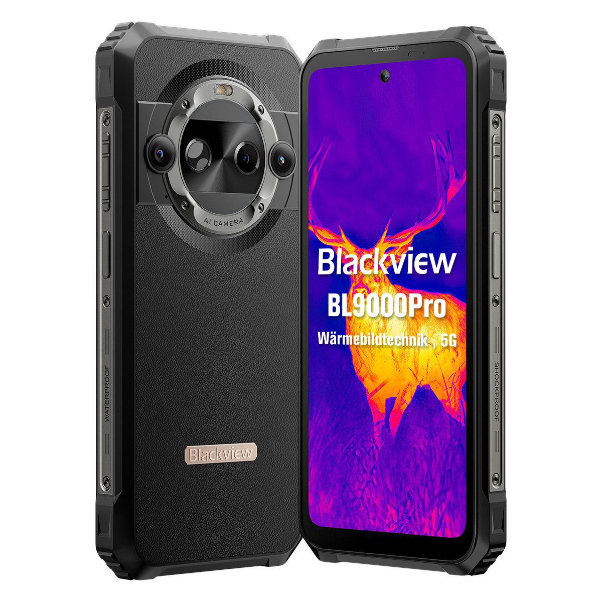 blackview BL9000Pro mit Wärmebildkamera Smartphone (6.78