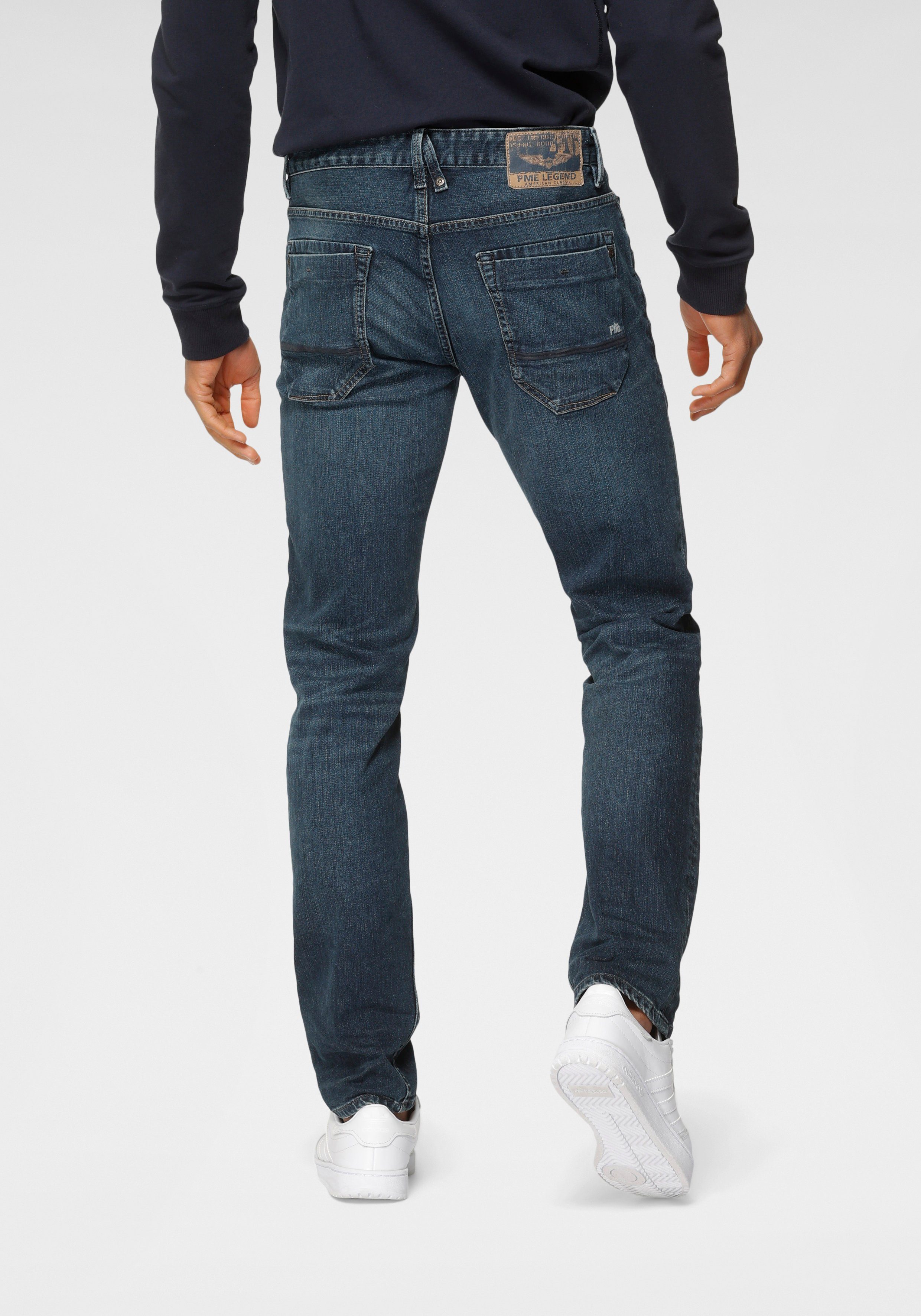 PME LEGEND Tapered-fit-Jeans SKYMASTER im Used