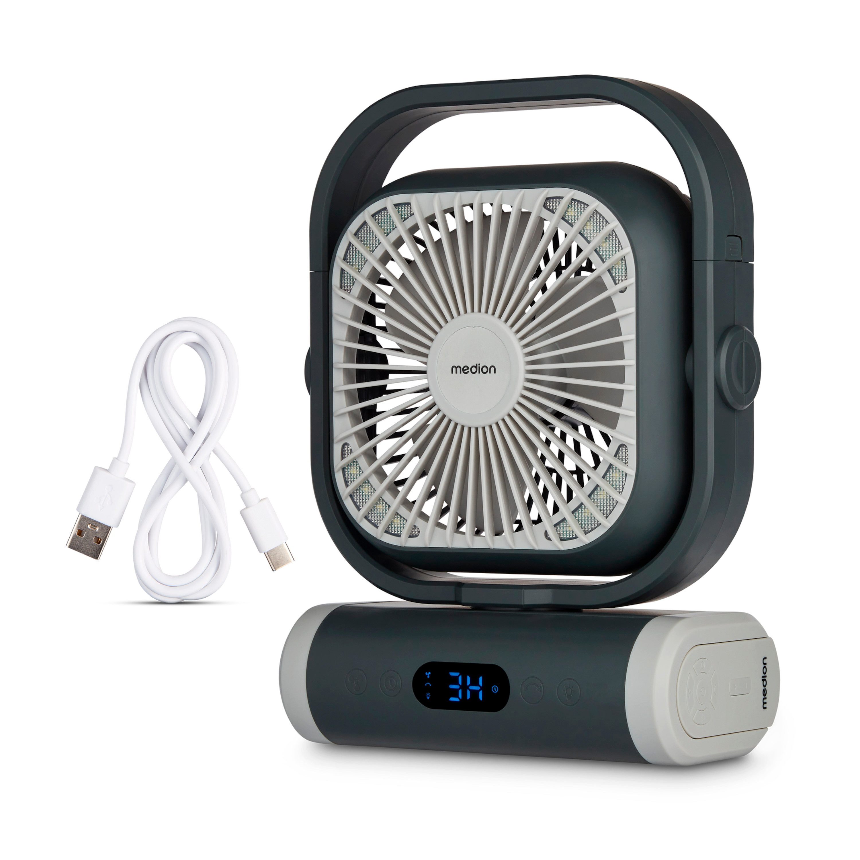 Medion® Akku-Ventilator MEDION LIFE Camping Ventilator