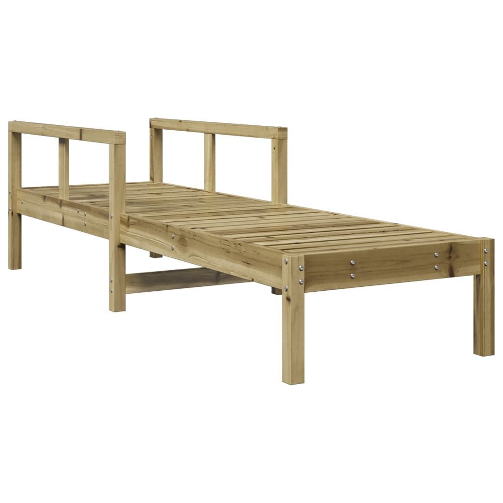vidaXL Gartenliege Sonnenliege 199,5x62x55 cm Kiefernholz