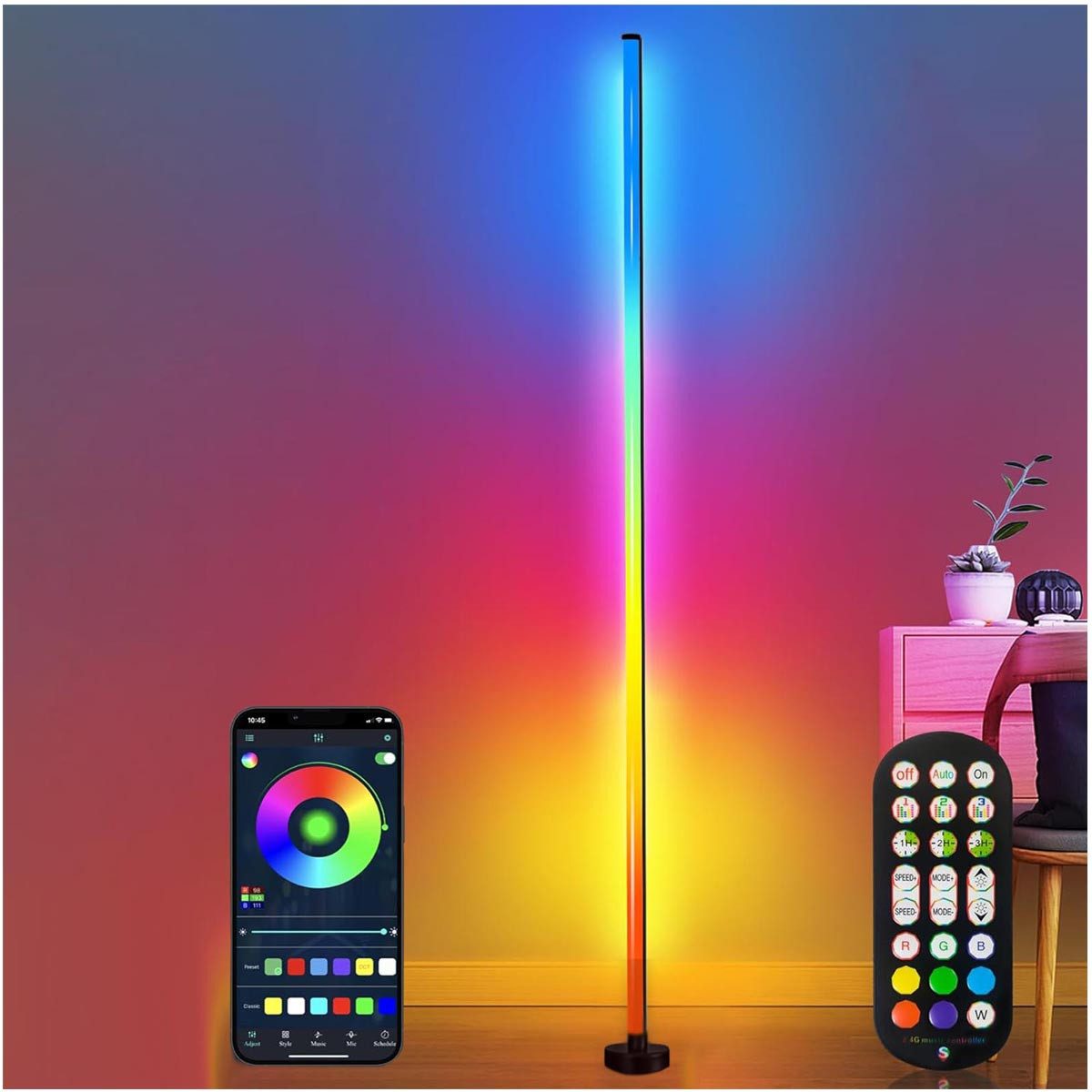 Qualra LED Stehlampe LED Stehlampe Wohnzimmer