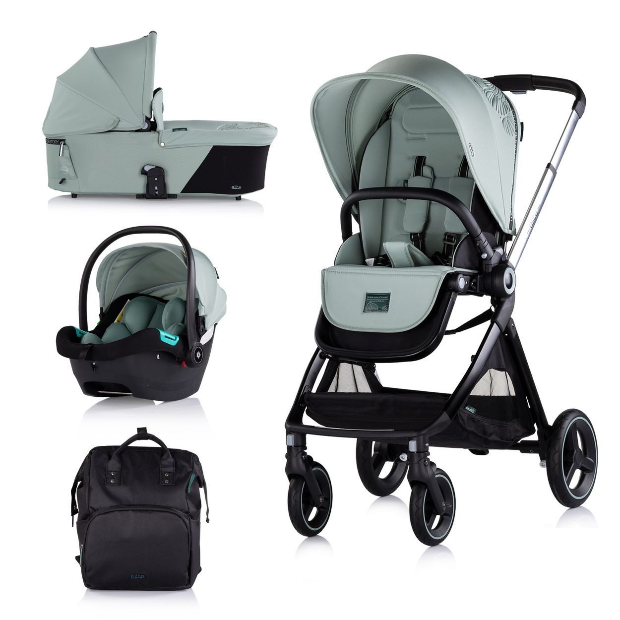 Chipolino Kombi-Kinderwagen Kinderwagen Elite 3 in