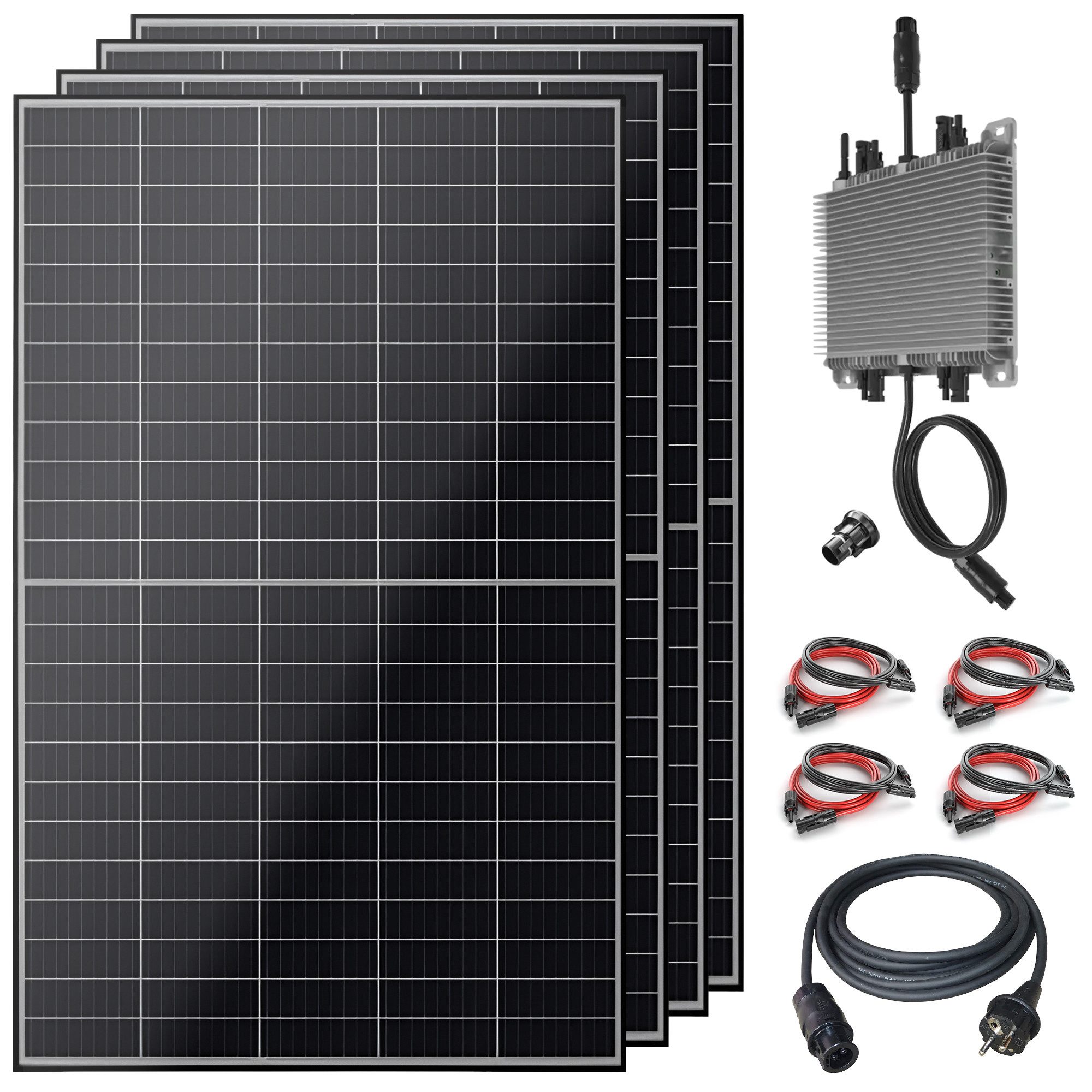 VESKA Solaranlage Balkonkraftwerk 2000 Watt Photovoltaik