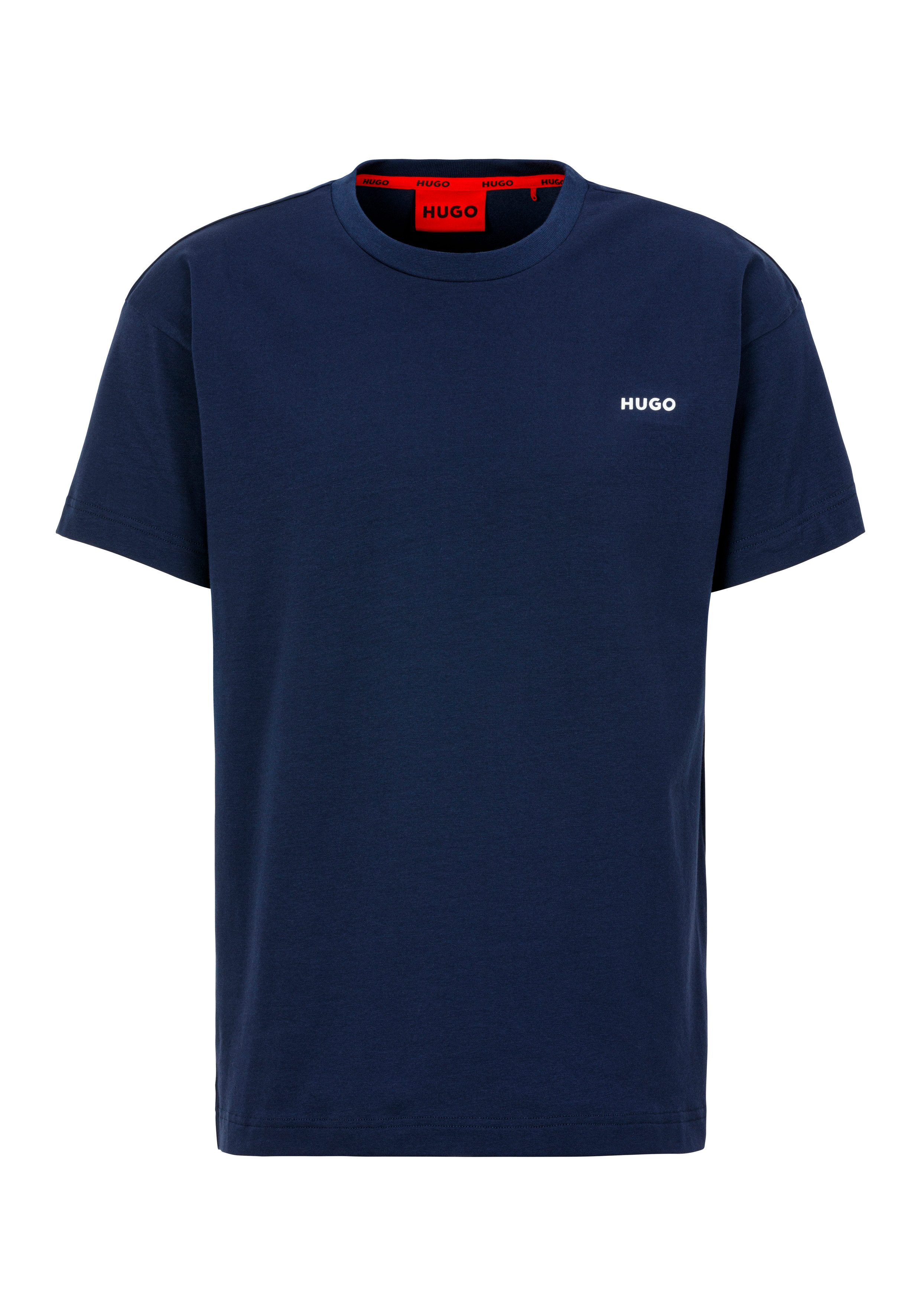 HUGO Pyjamaoberteil Tortuga mit HUGO Markenlabel