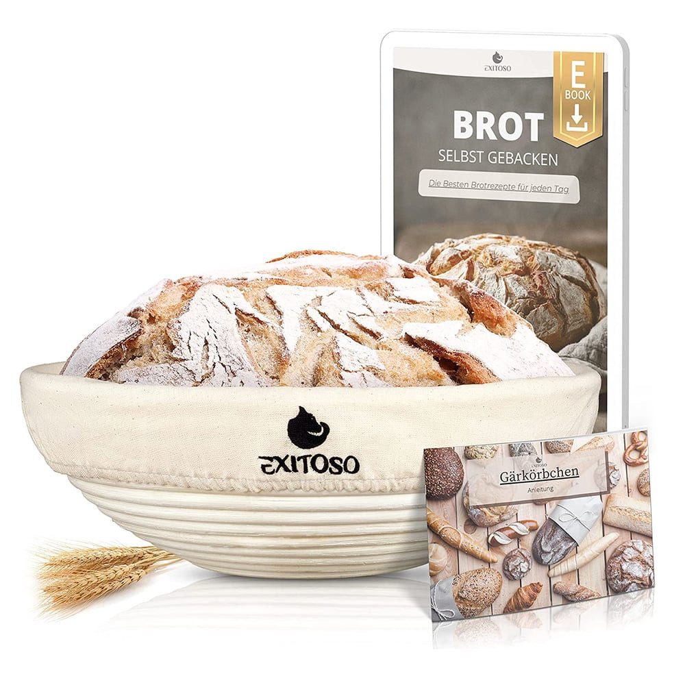 Exitoso Gärkorb Rund, einfach frisches Brot
