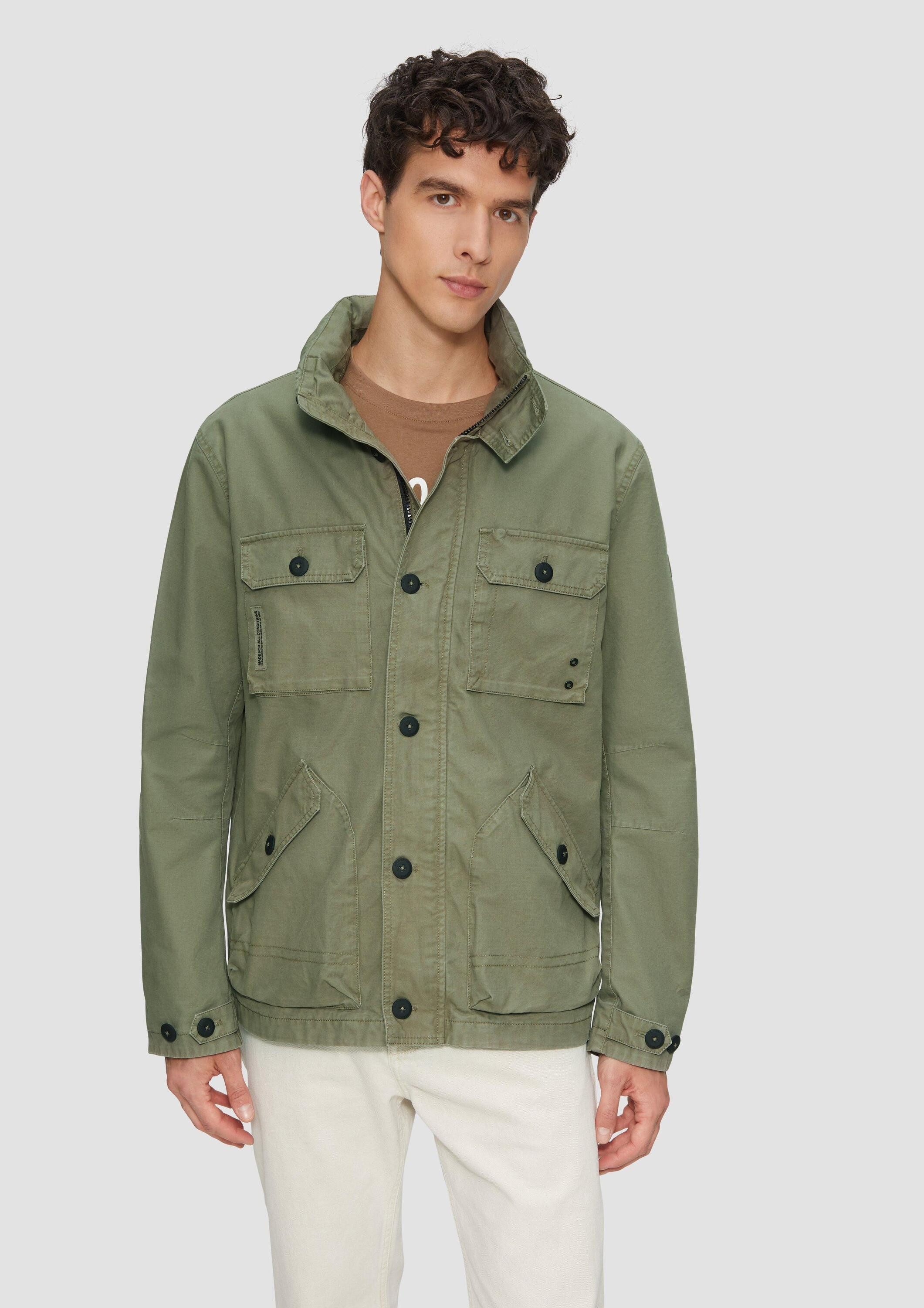 s.Oliver Funktionsjacke Outdoor-Jacke Jacke im Utility-Stil