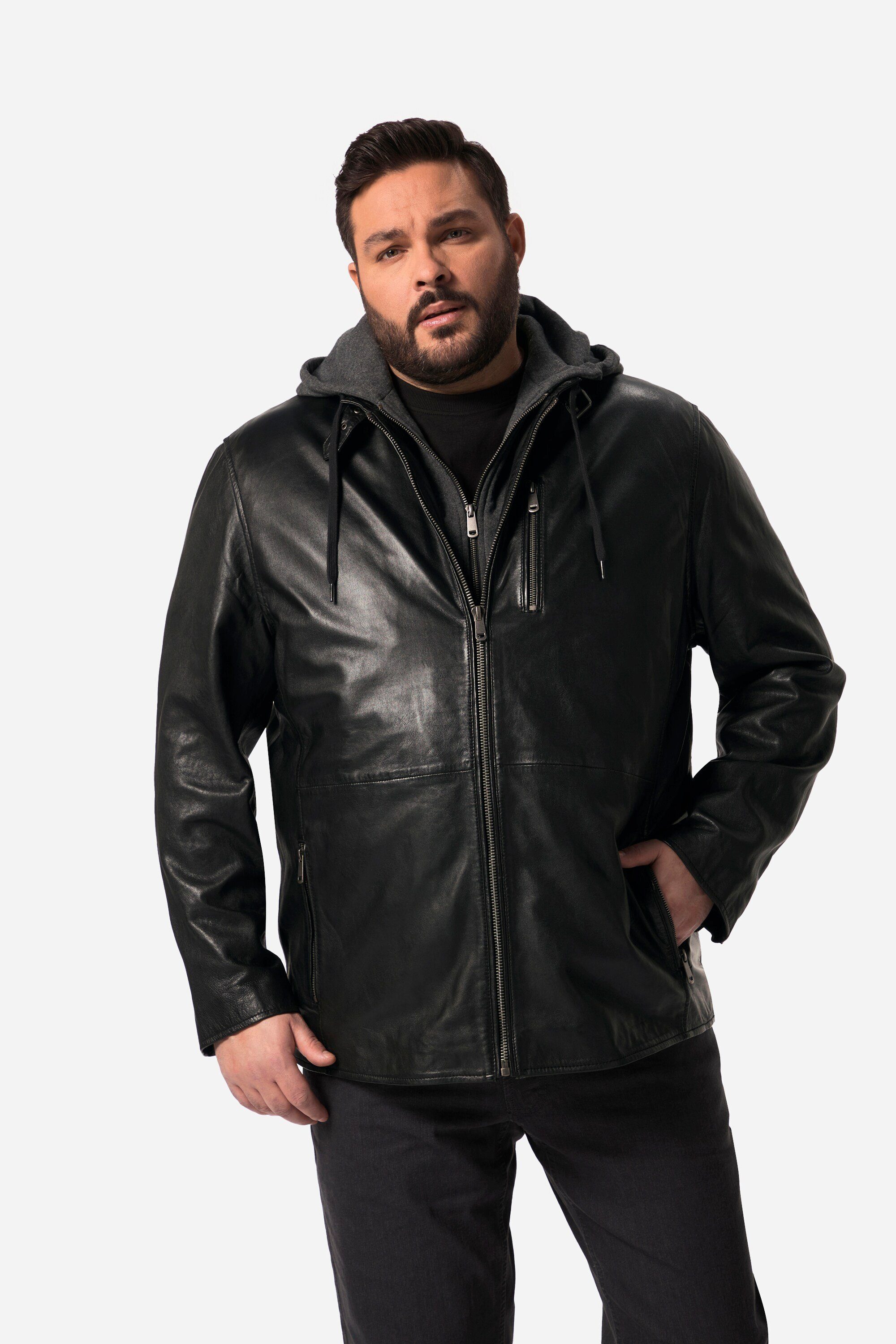 Men Plus Lederjacke Men+ Lederjacke Leder