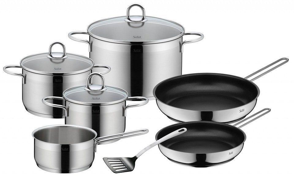Silit Topf-Set, Edelstahl (Set, 7-tlg., Topf-Set)