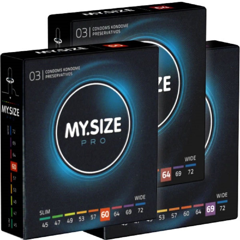 MY.SIZE XXL-Kondome Probierset XXL» (60mm, 64mm,