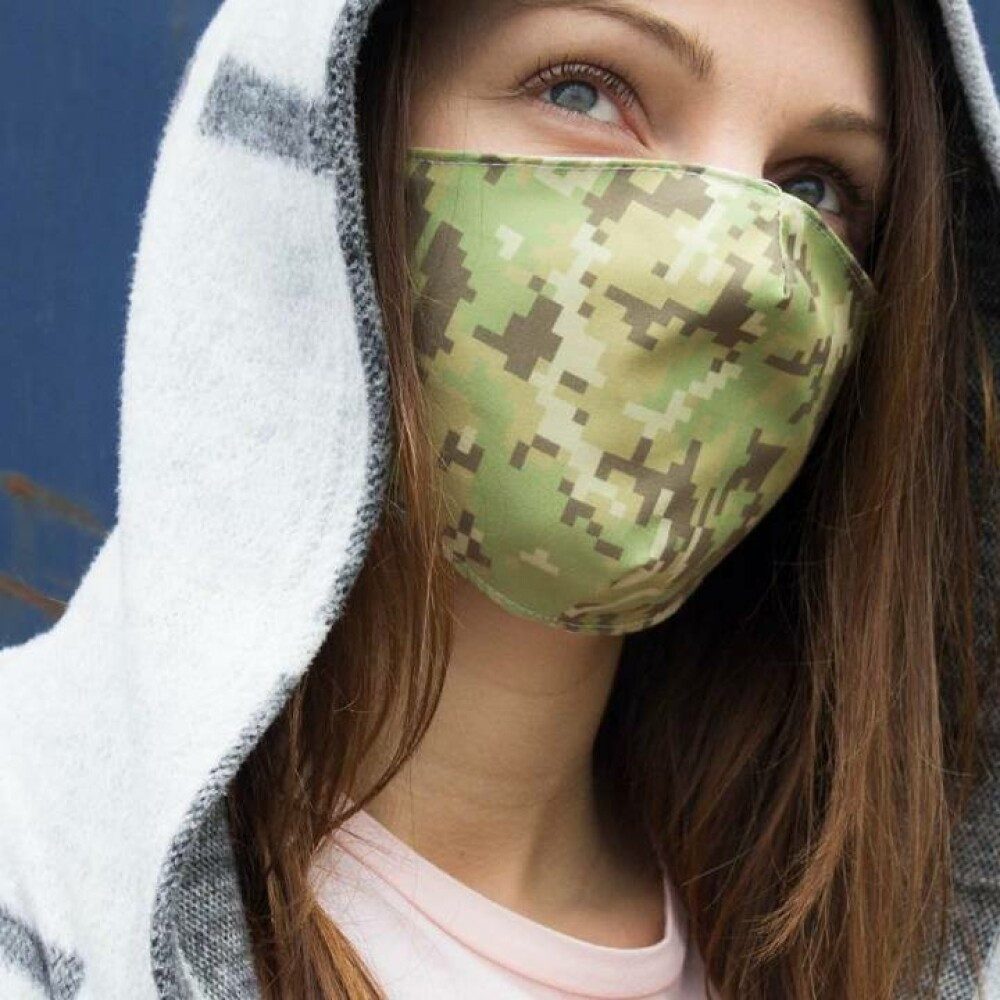 priocare Gesichtsmaske Wiederverwendbare Mode-Textilmaske Mundschutz Muster
