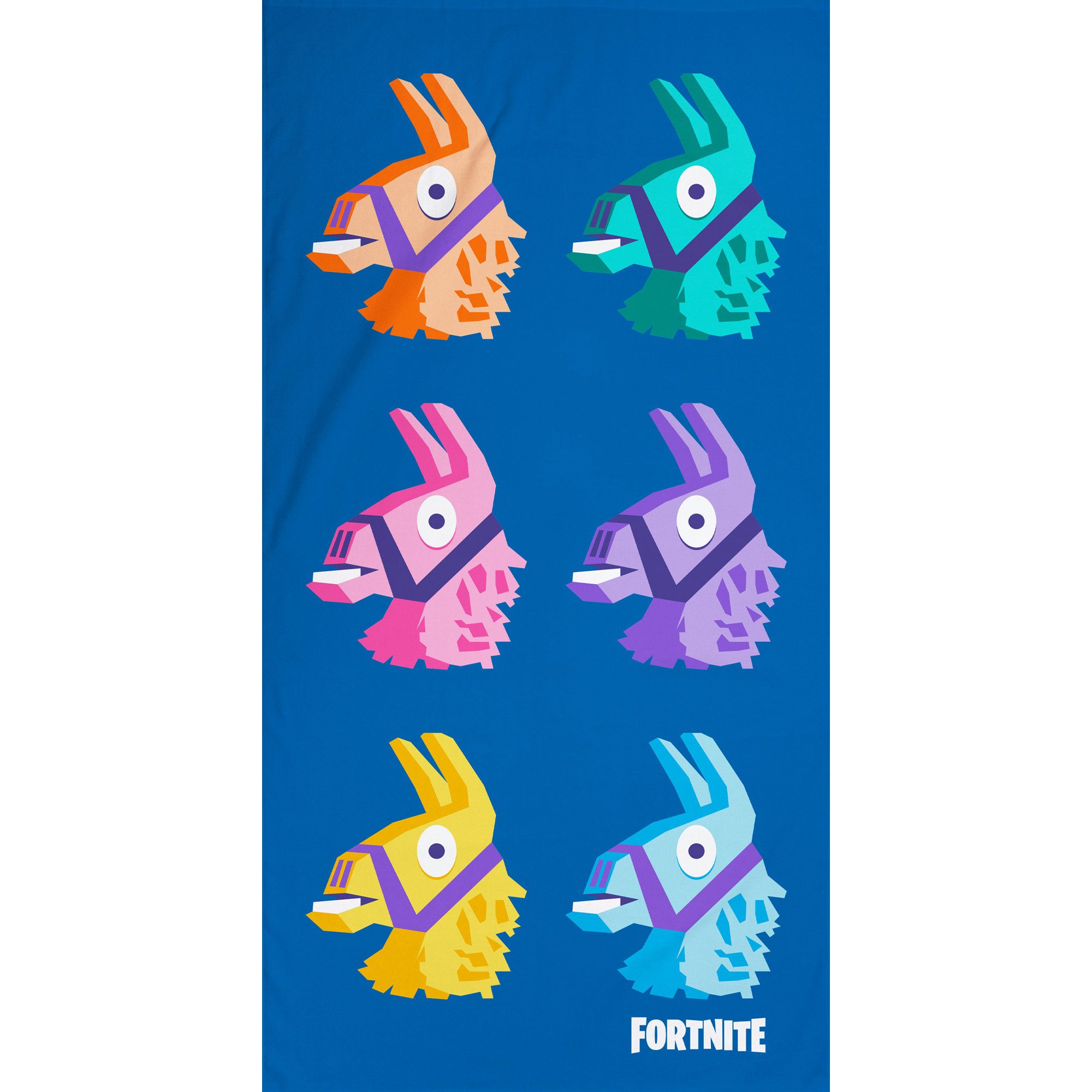 BERONAGE Strandtücher Fortnite Badetuch Lama 75x150