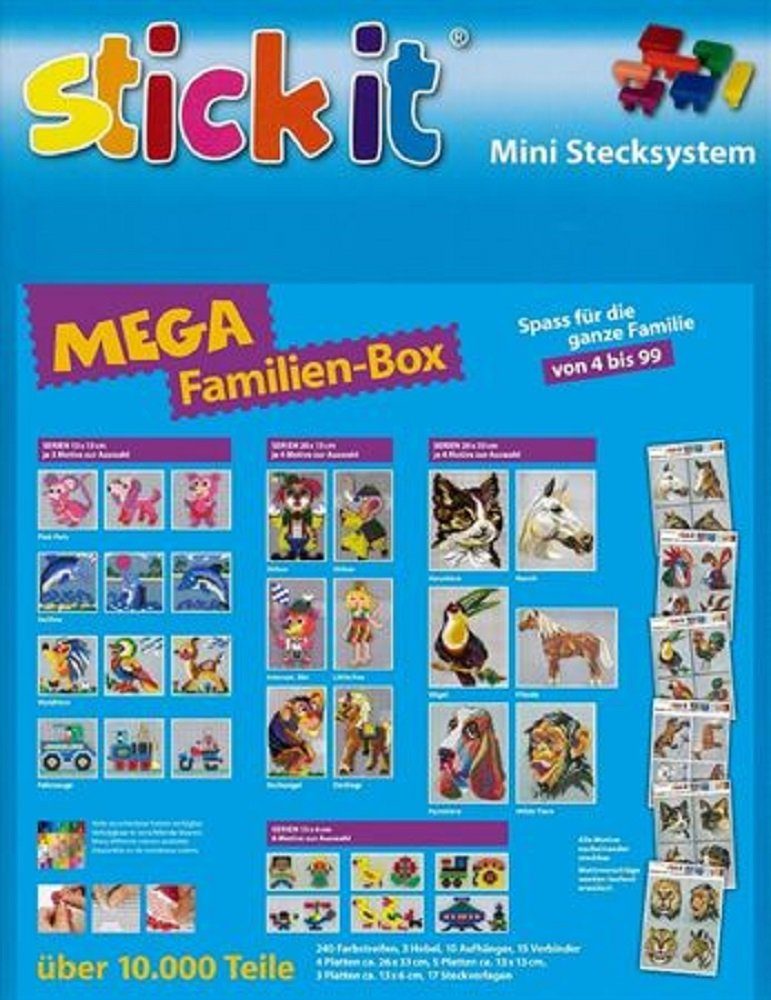 Stick it Steckpuzzle Mega Familien Box,