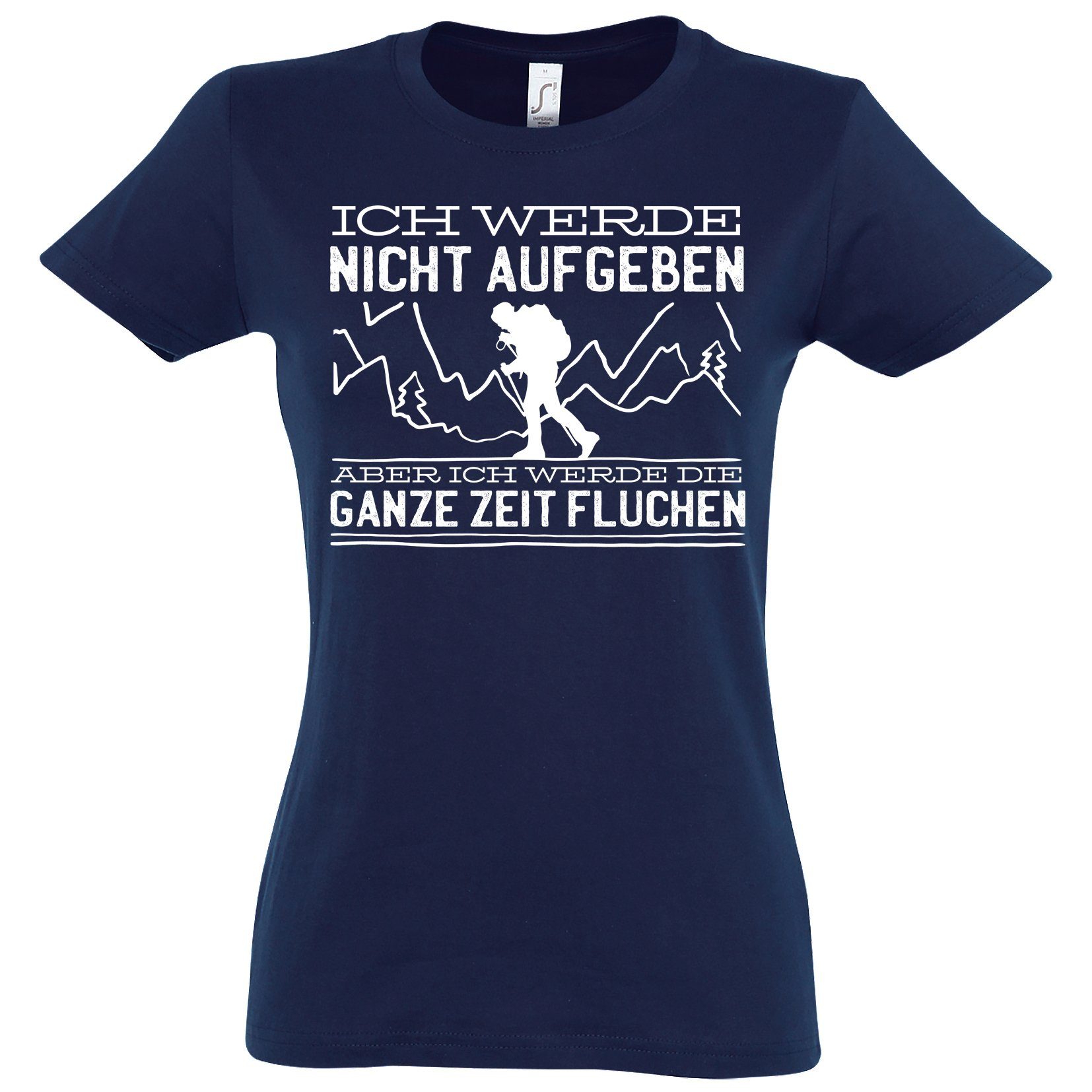 Youth Designz T-Shirt Nicht Aufgeben Wandern