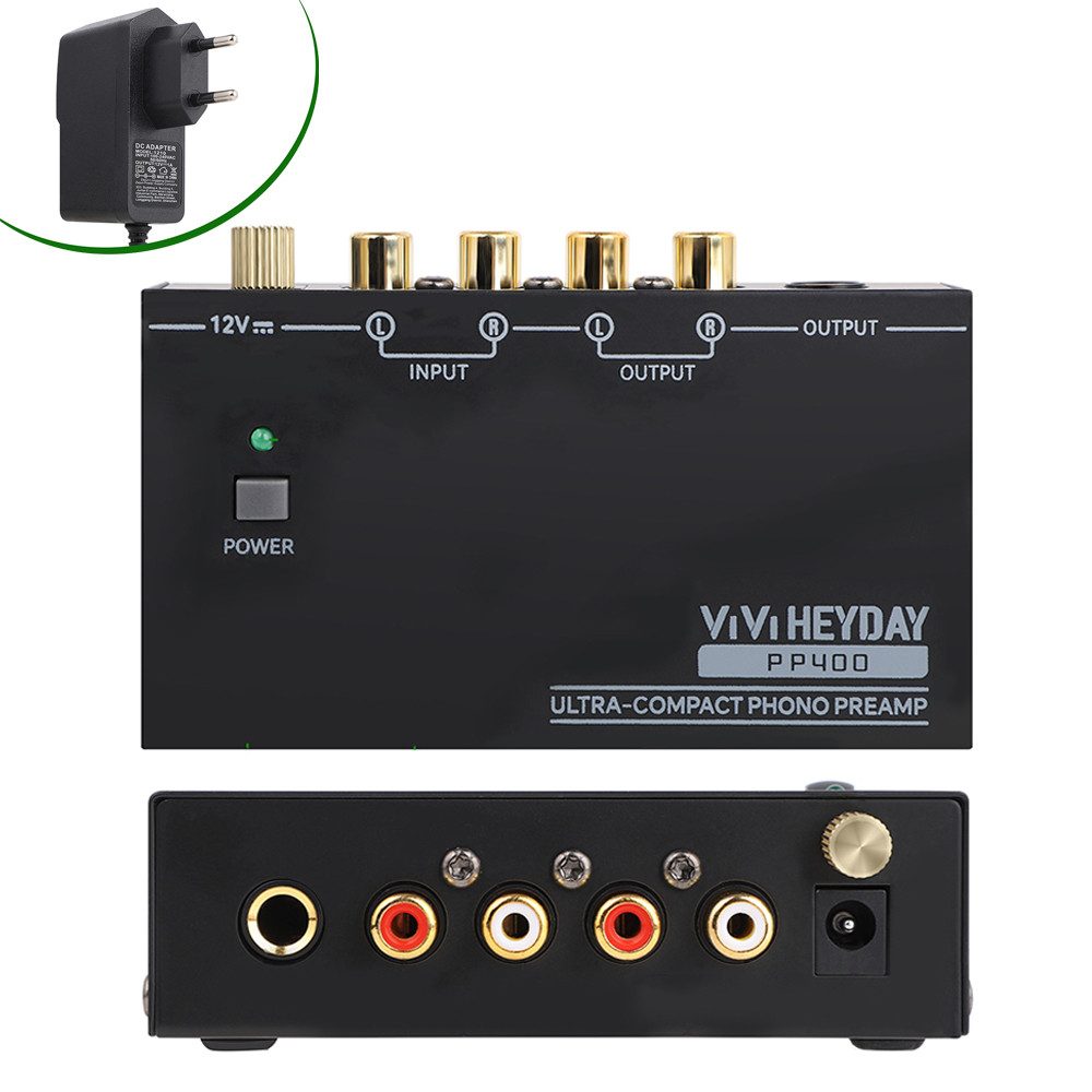 PRIISF Phono-Vorverstärker Phonograph Verstärker UltraKompakter Amplifier
