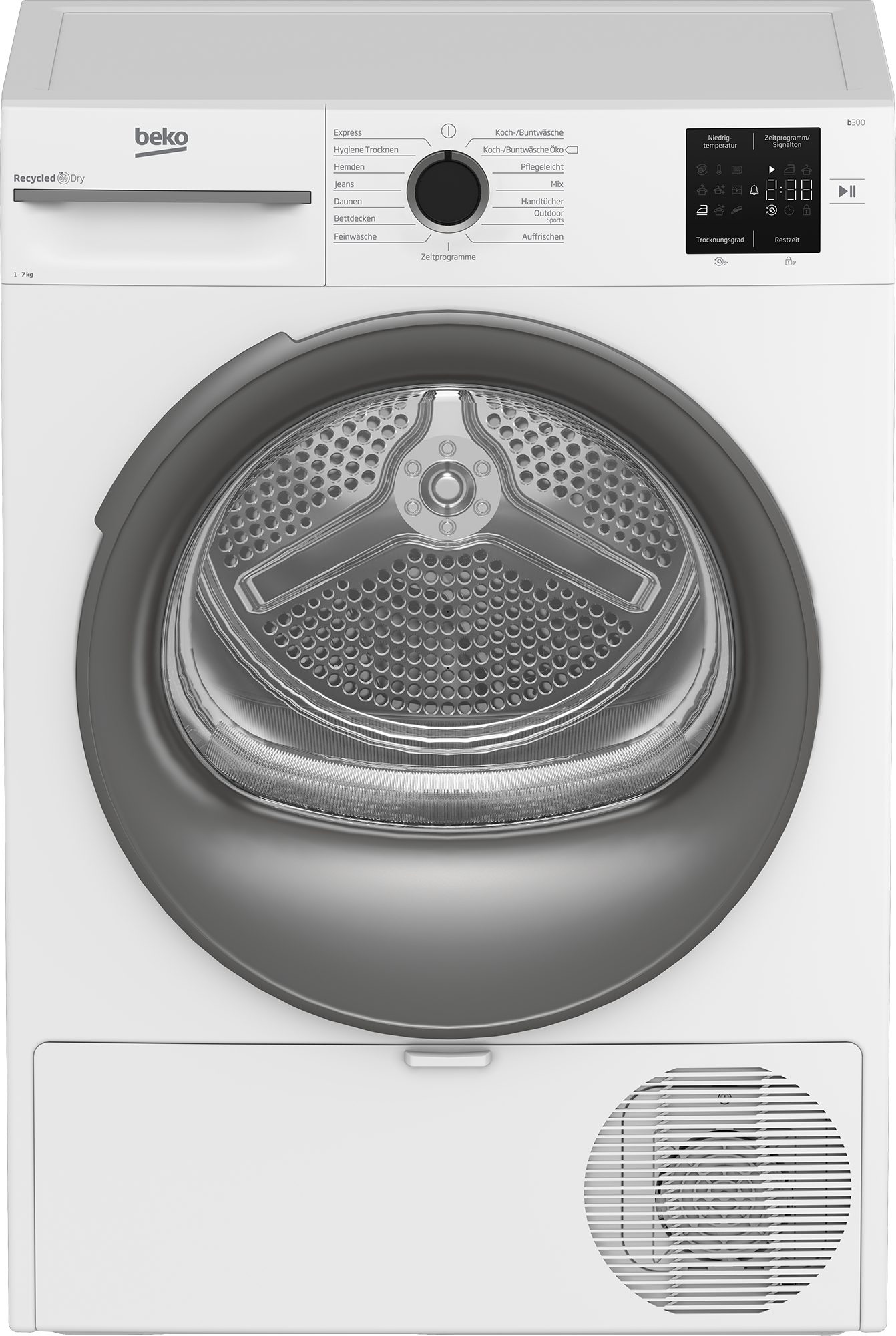 BEKO Kondenstrockner BM3T37210W1, 7 kg, mit