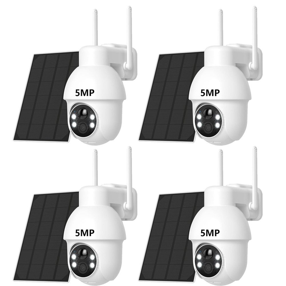 ieGeek Überwachungskamera 5MP Überwachungskamera Aussen Solar