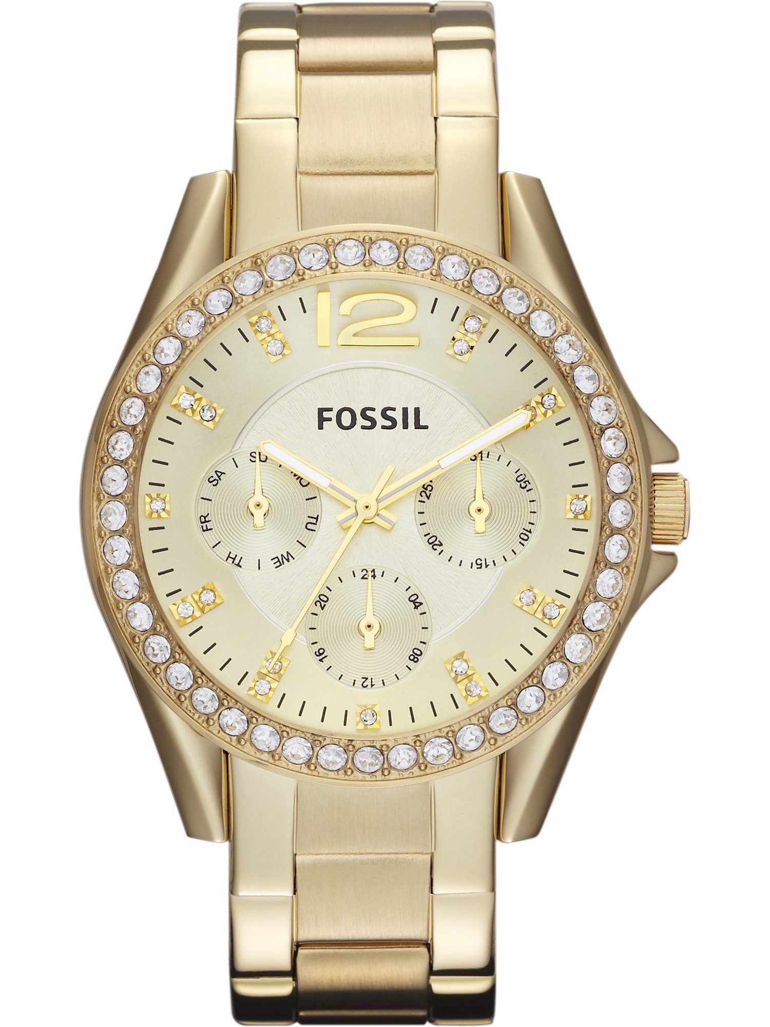 Fossil Quarzuhr Fossil Damen-Uhren Analog Quarz