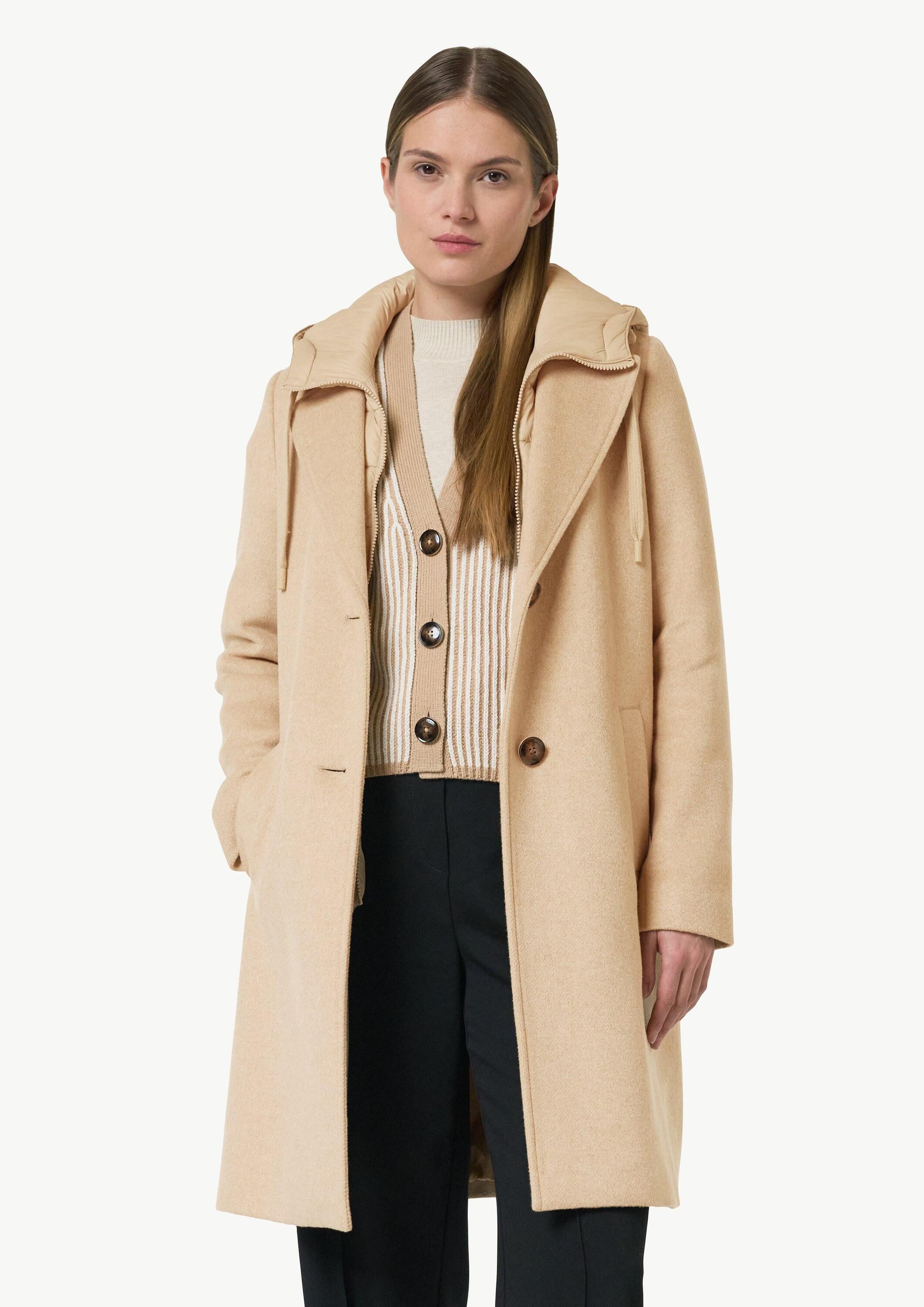 comma Funktionsmantel Outdoor-Mantel Mantel mit herausnehmbarem