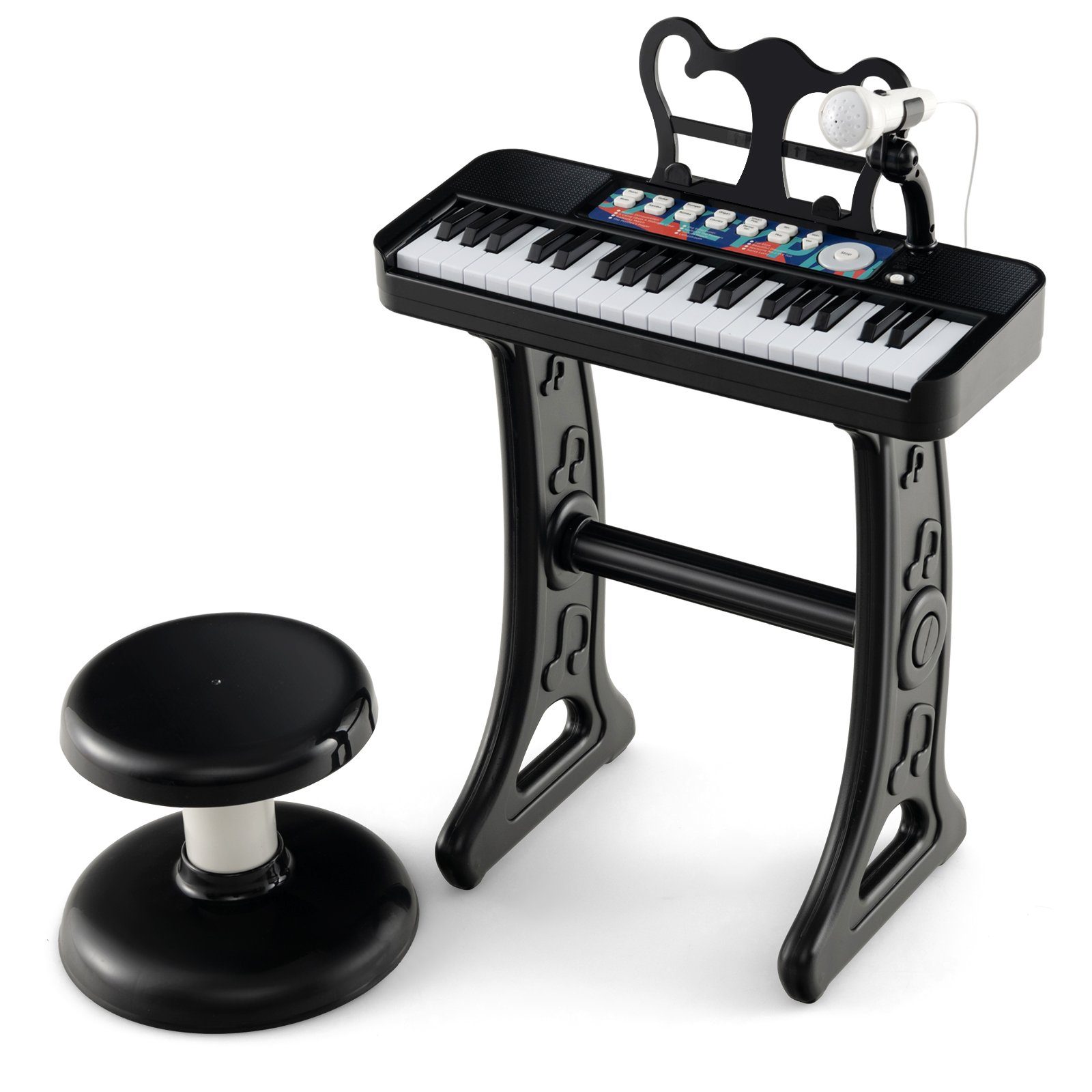 COSTWAY Digitalpiano 37 Tasten Spielzeug-Musikinstrument, abnehmbar