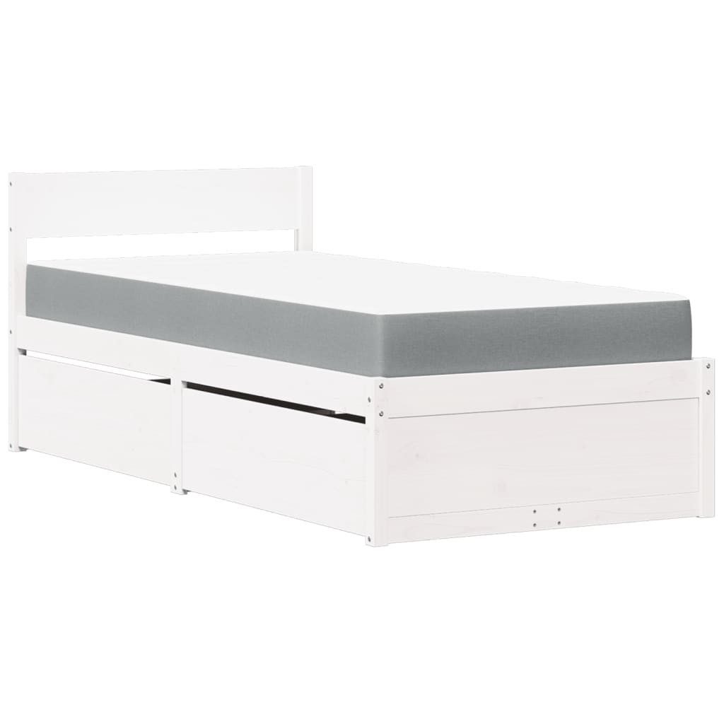 vidaXL Bett Bett mit Schubladen und