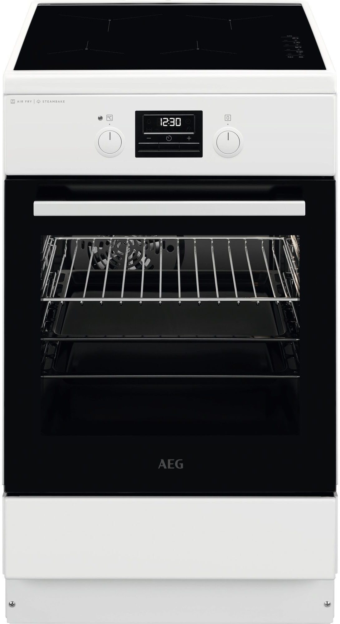 AEG Induktions-Standherd CIB56494BW 943005695, mit FlexiRunners™