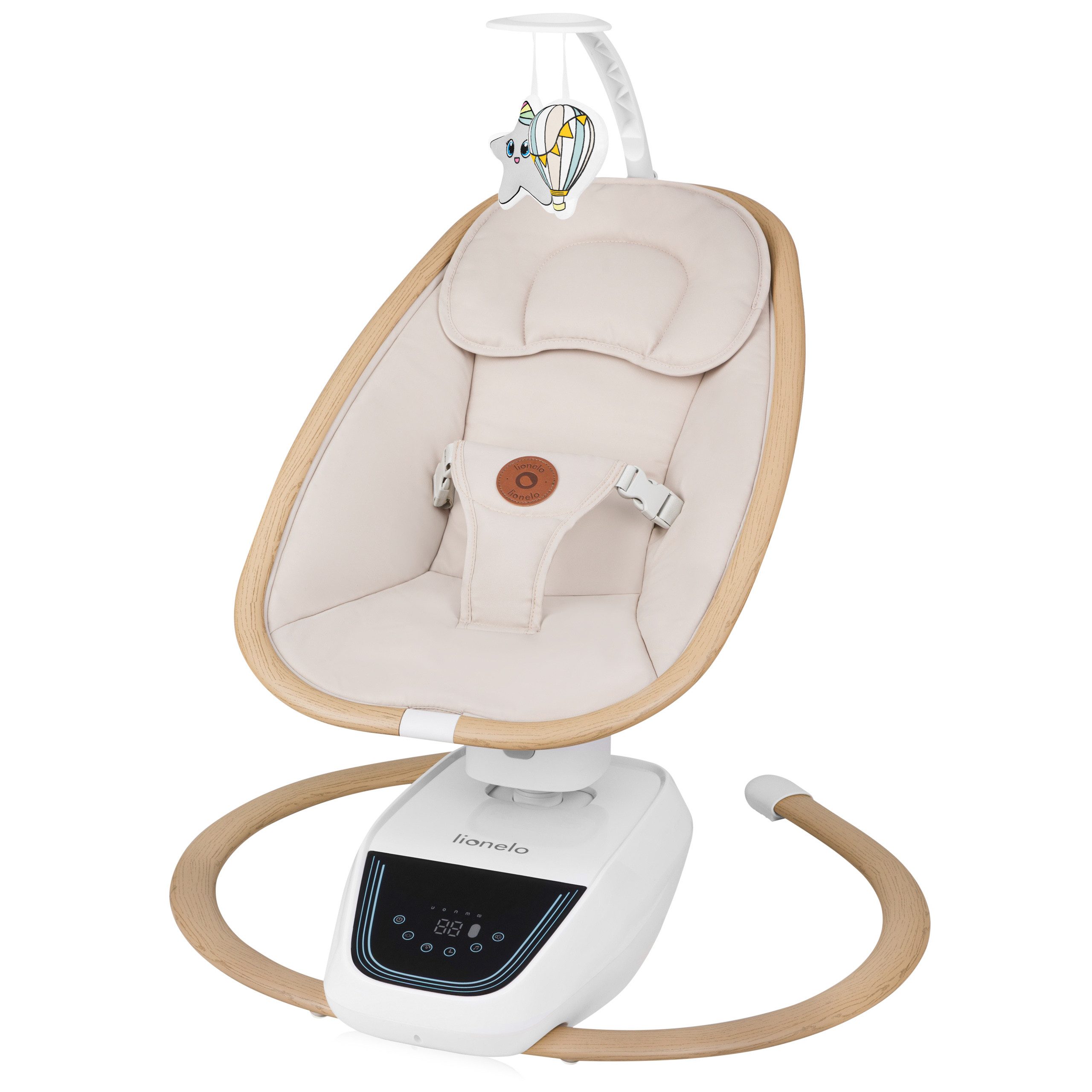 lionelo Babywippe OLIVIA, Drehbarer Sitz 180°/4