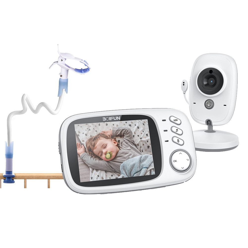 Boifun Video-Babyphone Babyphone mit Kamera Video